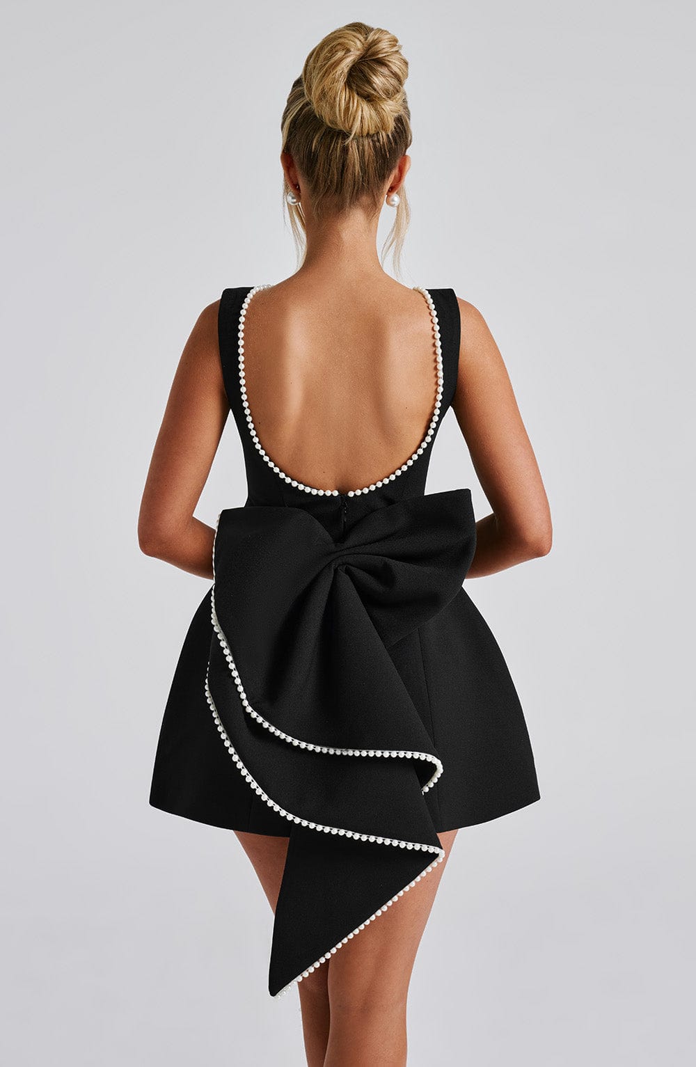 Carys Mini Dress in Black