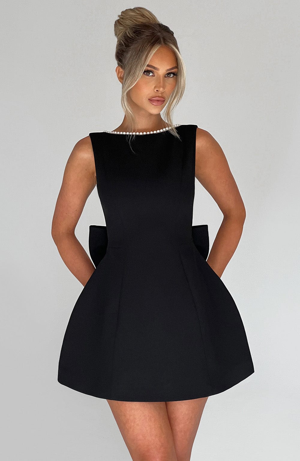 Carys Mini Dress in Black
