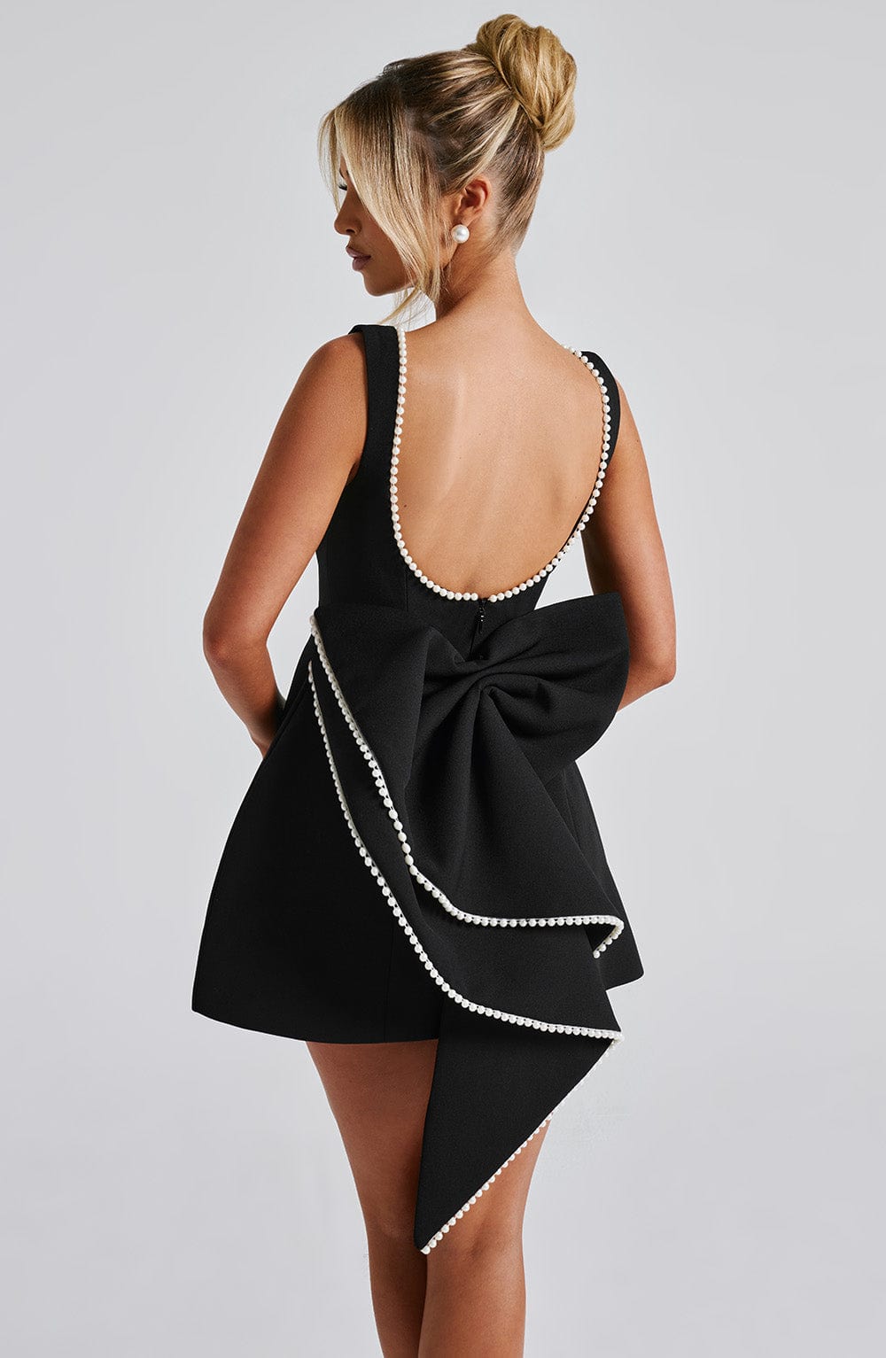 Carys Mini Dress in Black