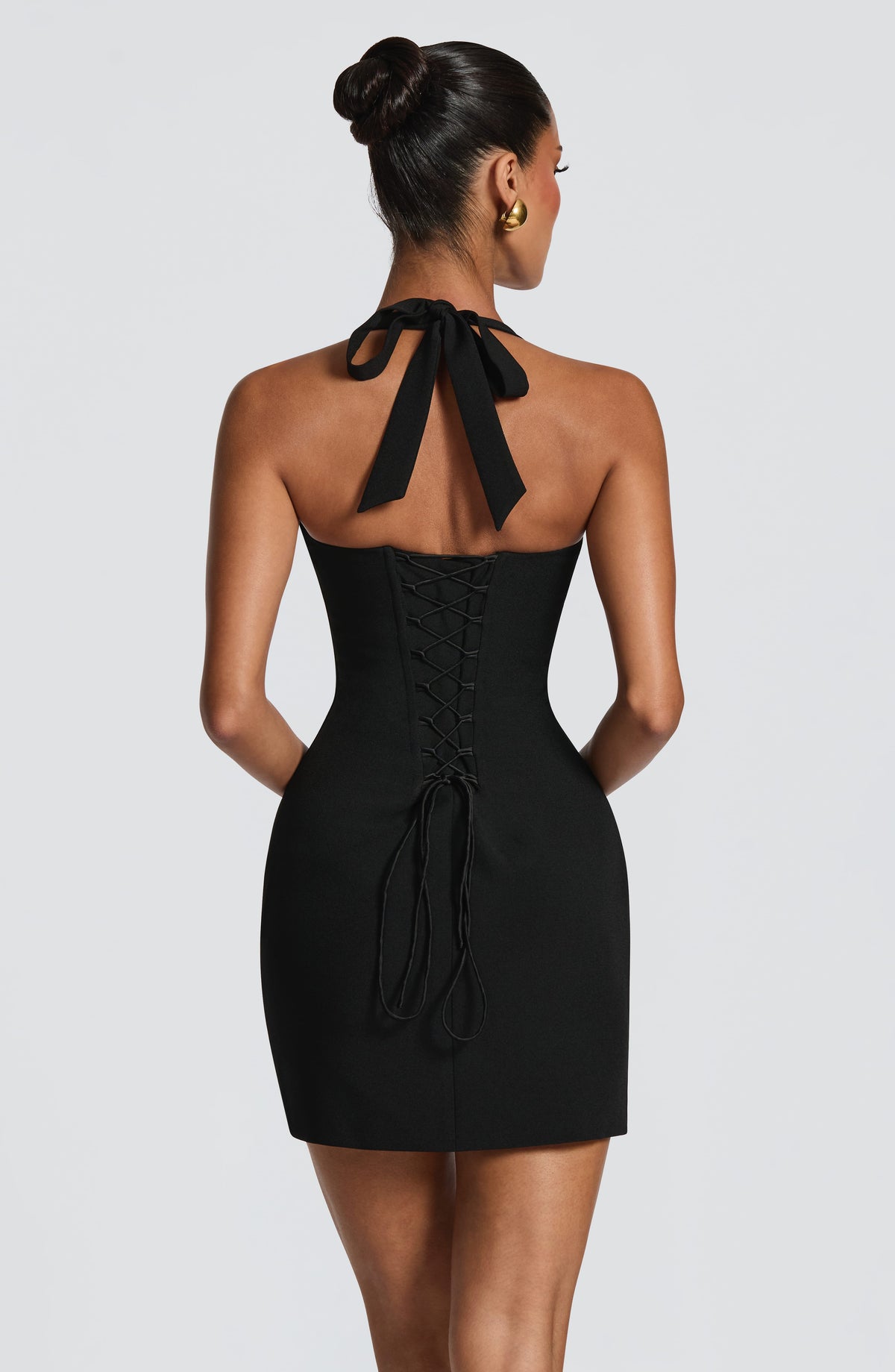 Cassara Mini Dress in Black