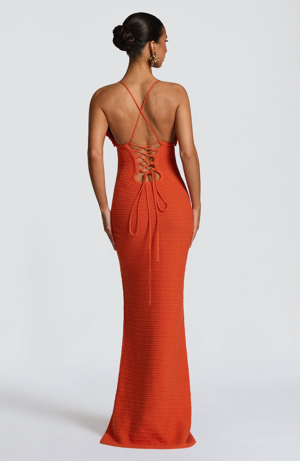 Celanya Maxi Dress in Orange