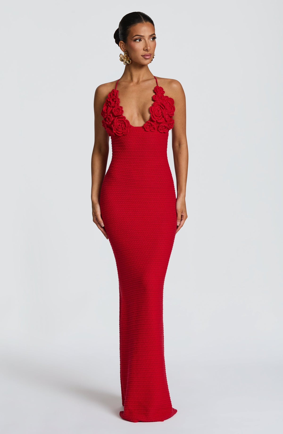 Celanya Maxi Dress in Red