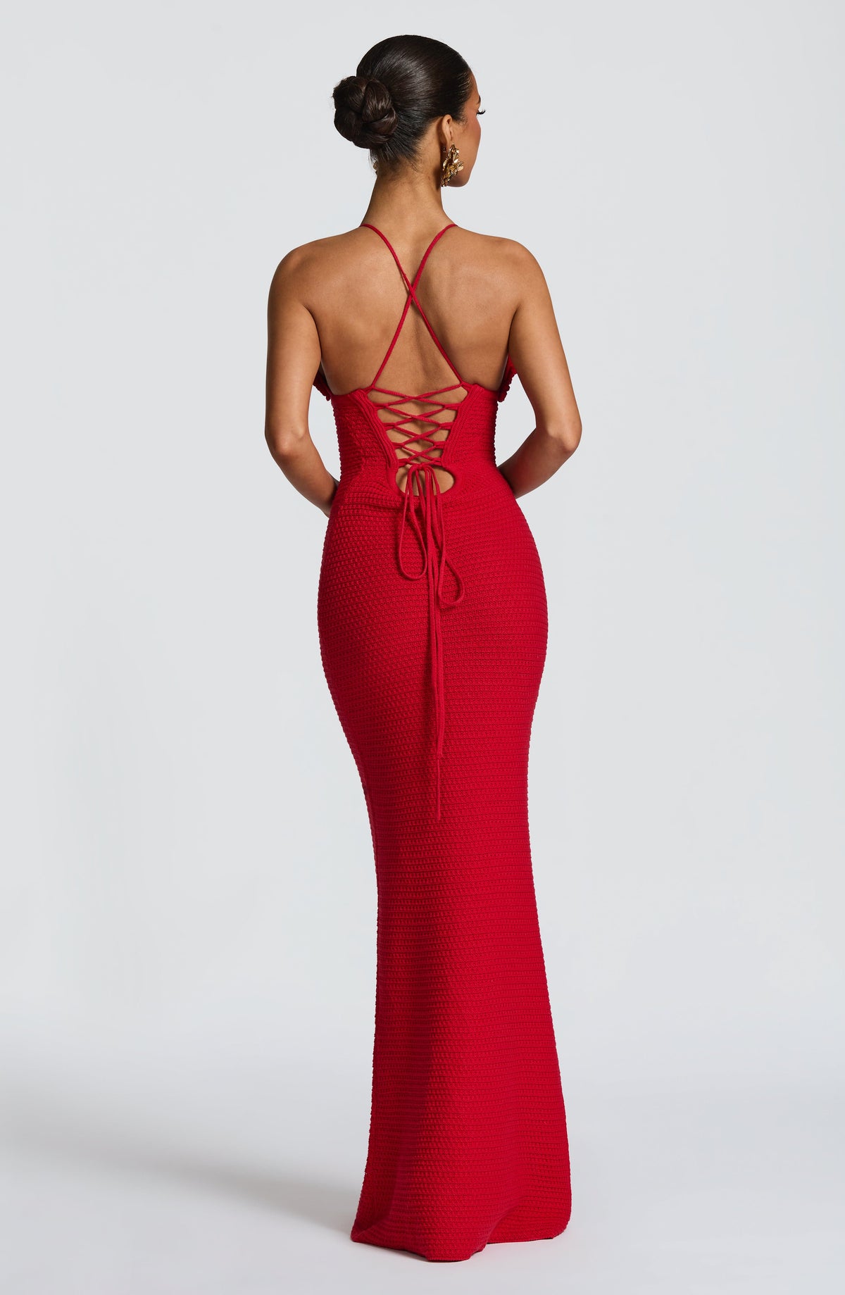 Celanya Maxi Dress in Red