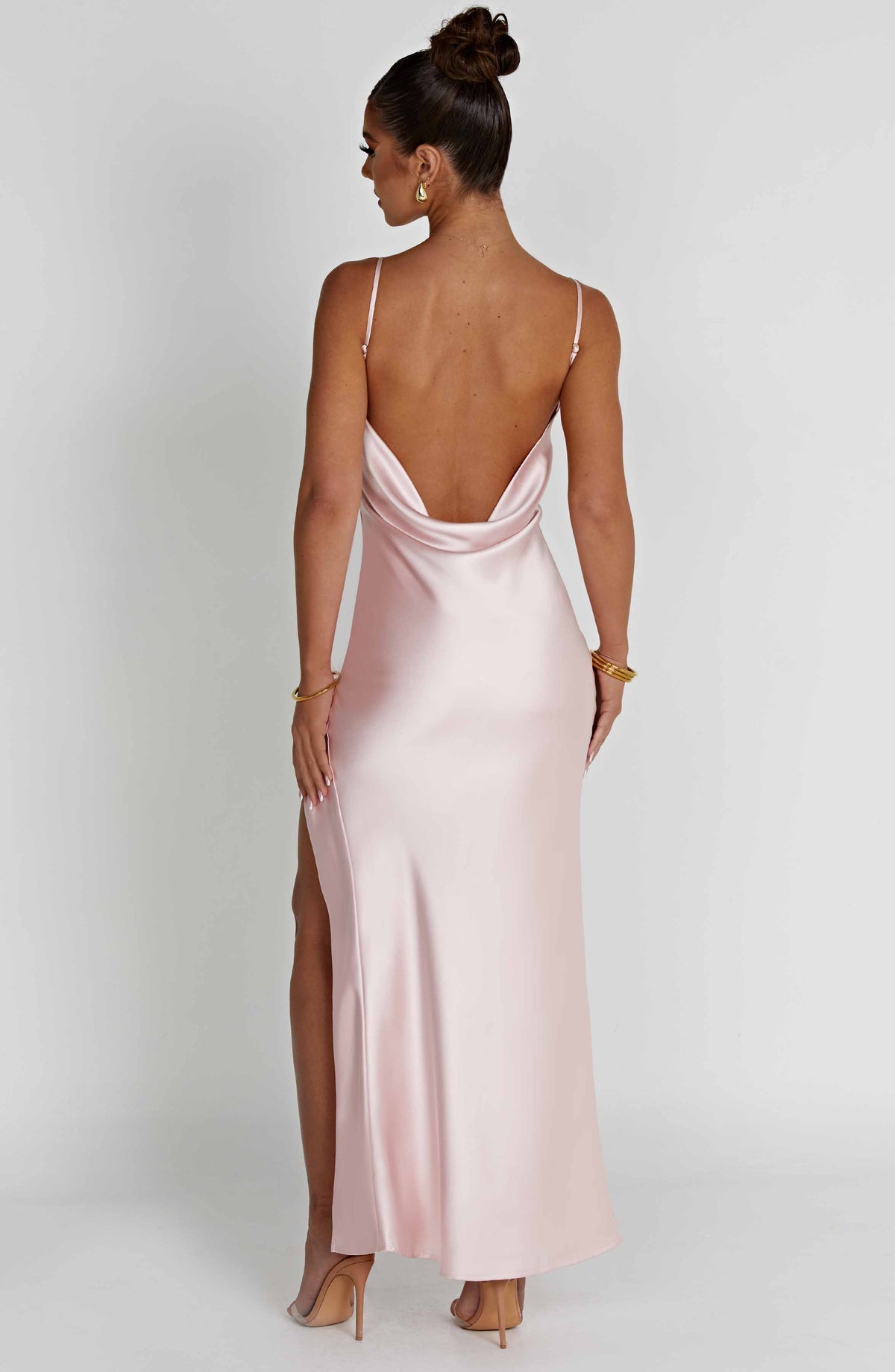 Celesta Maxi Dress in Blush