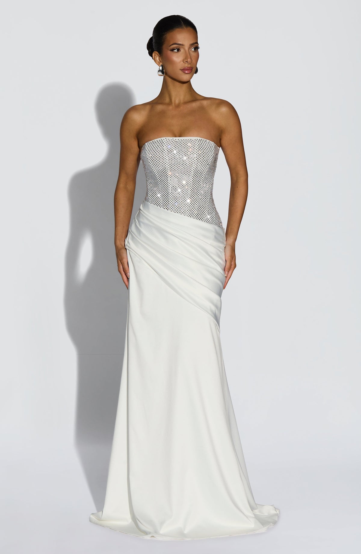 Celestine Maxi Dress in Ivory