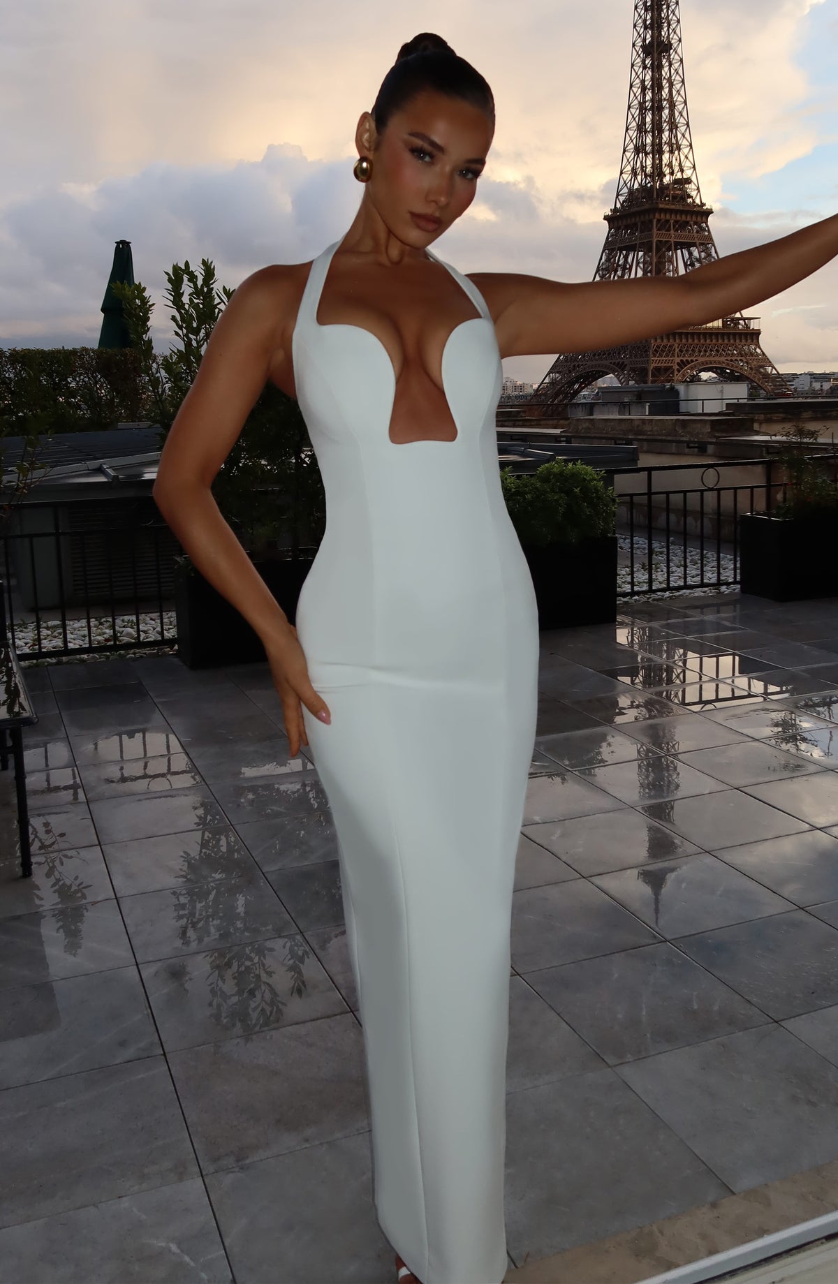 Charlotta Maxi Dress in Ivory