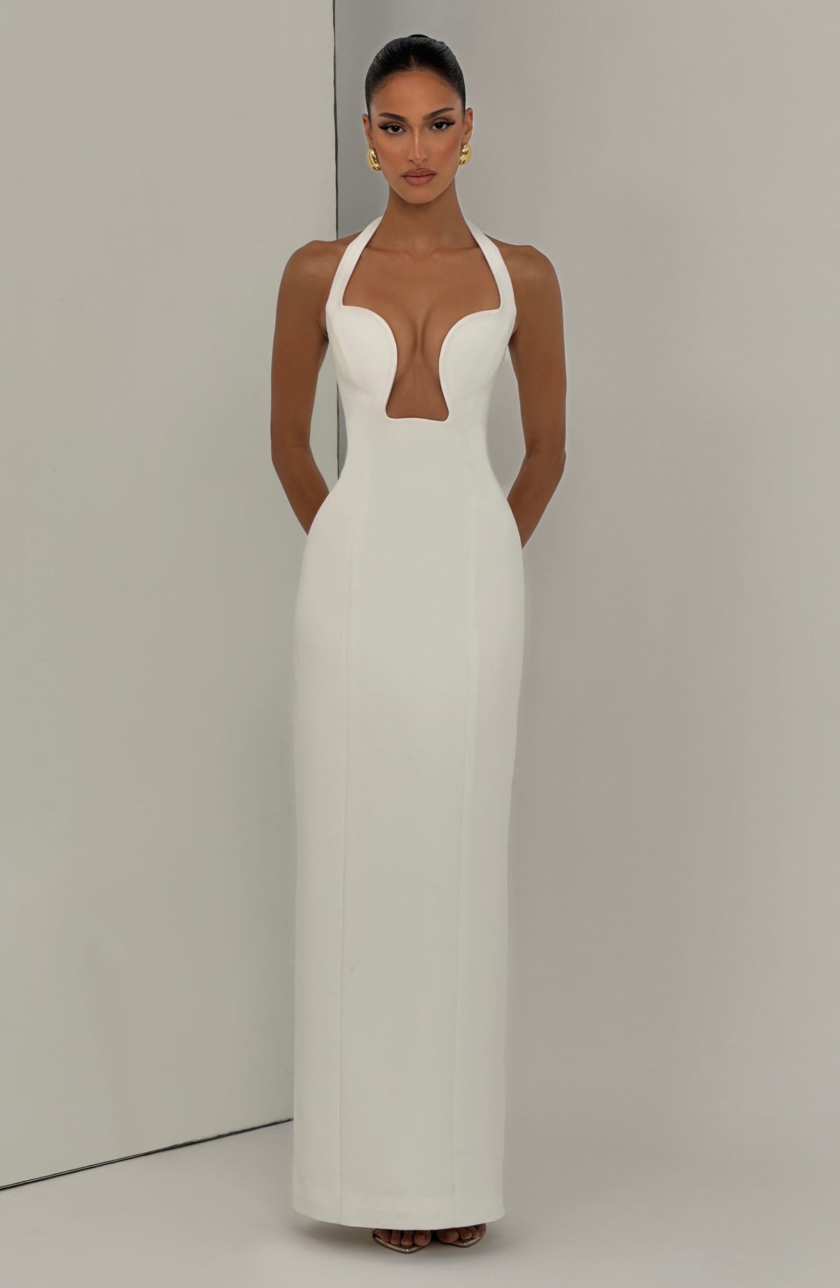 Charlotta Maxi Dress in Ivory