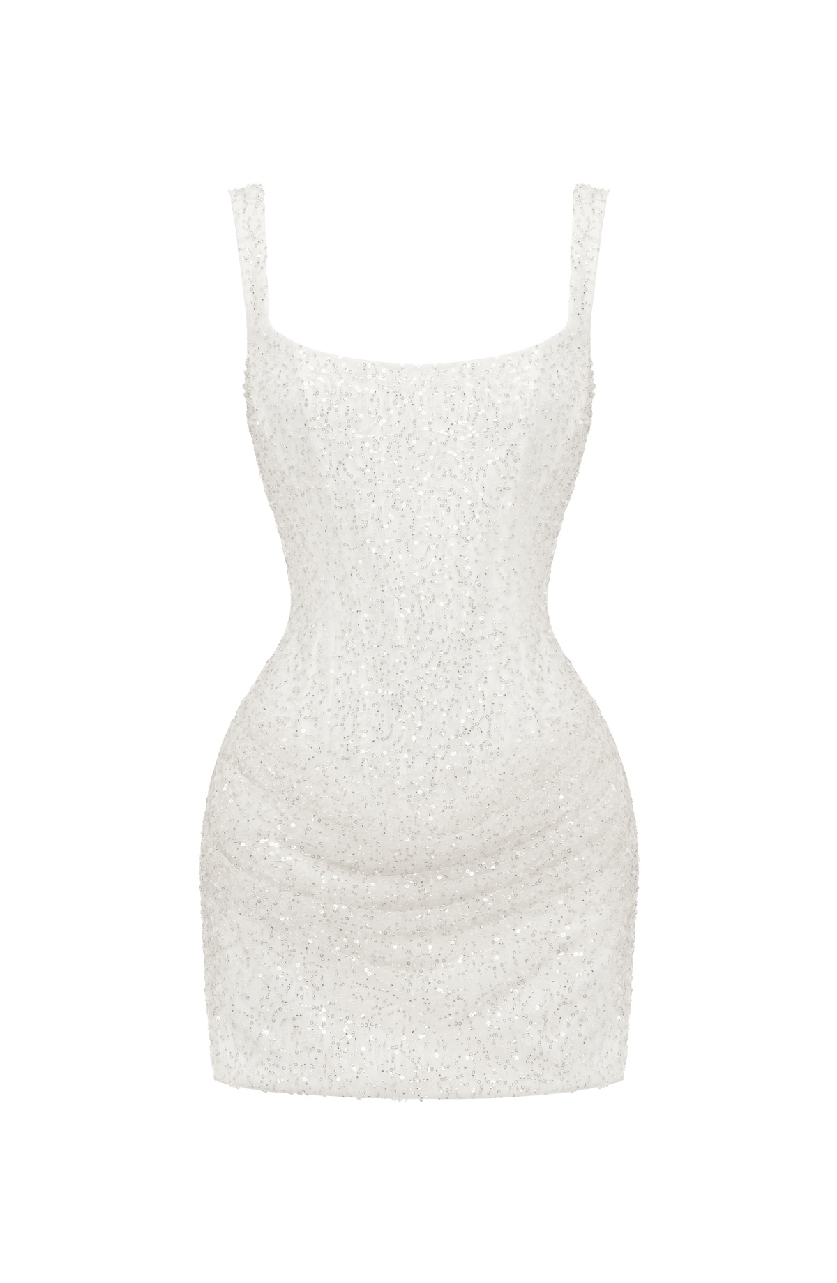 Christabella Mini Dress in Ivory Sparkle
