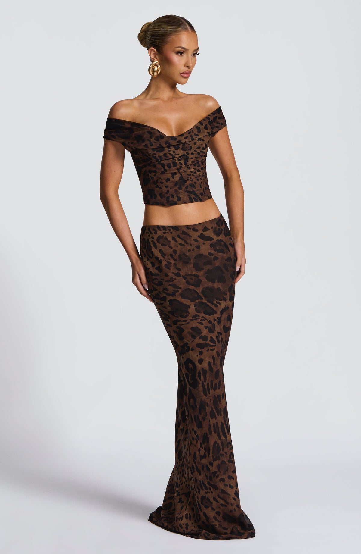 Chrysalie Top in Leopard Print