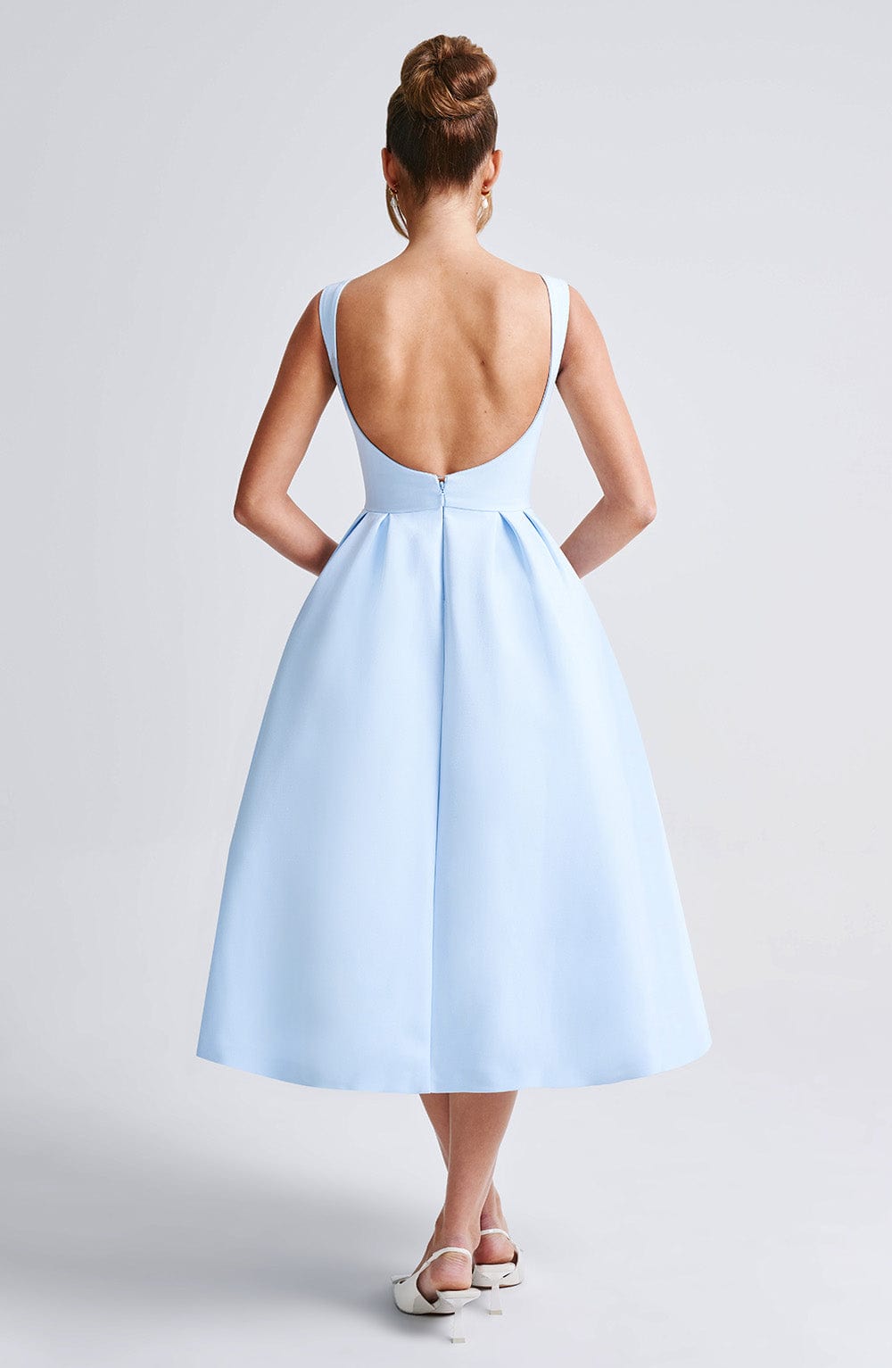 Clarabelle Midi Dress in Blue