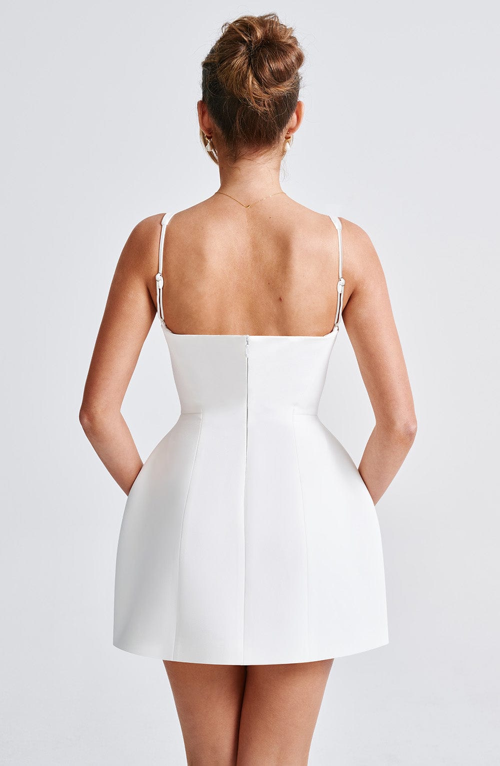 Clarette Mini Dress in Ivory