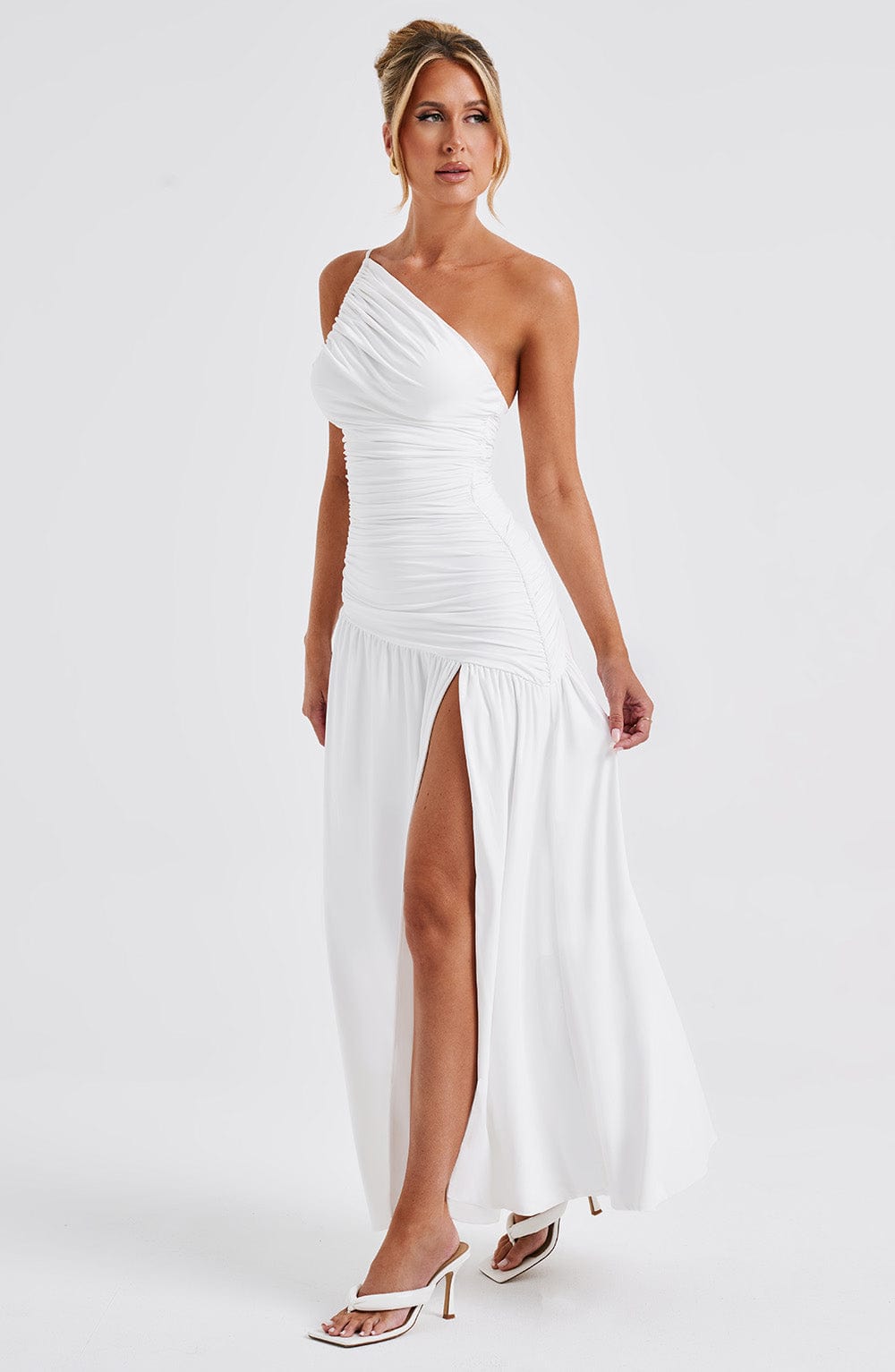 Claudiana Maxi Dress in White