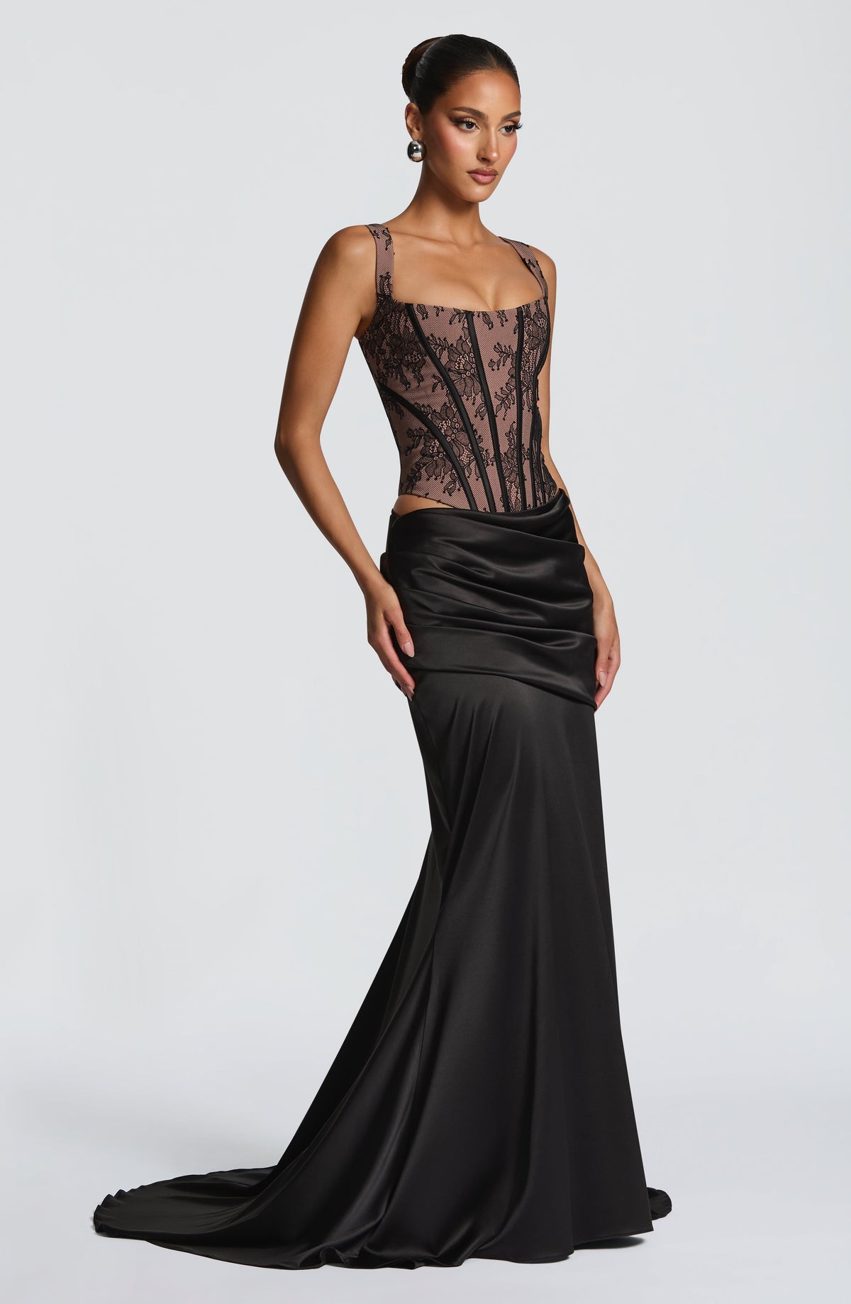 Claudine Maxi Skirt in Black
