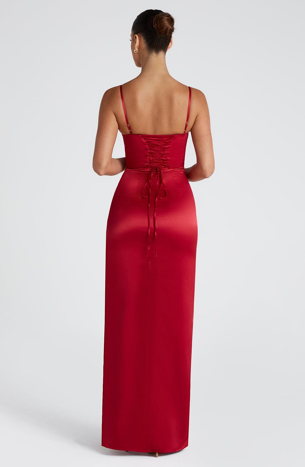 Clementia Maxi Dress in Red