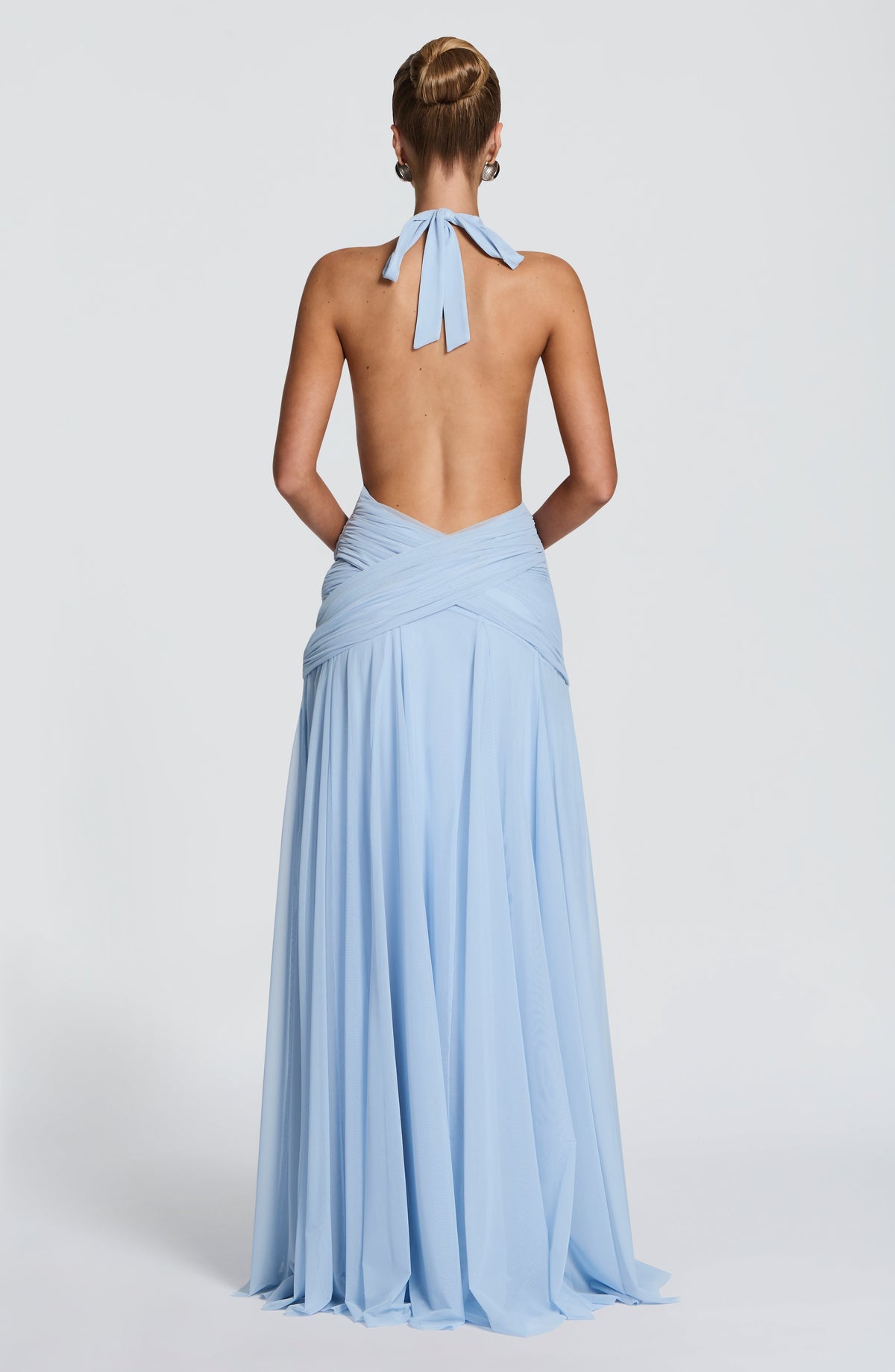 Cleora Maxi Dress in Glacier Blue