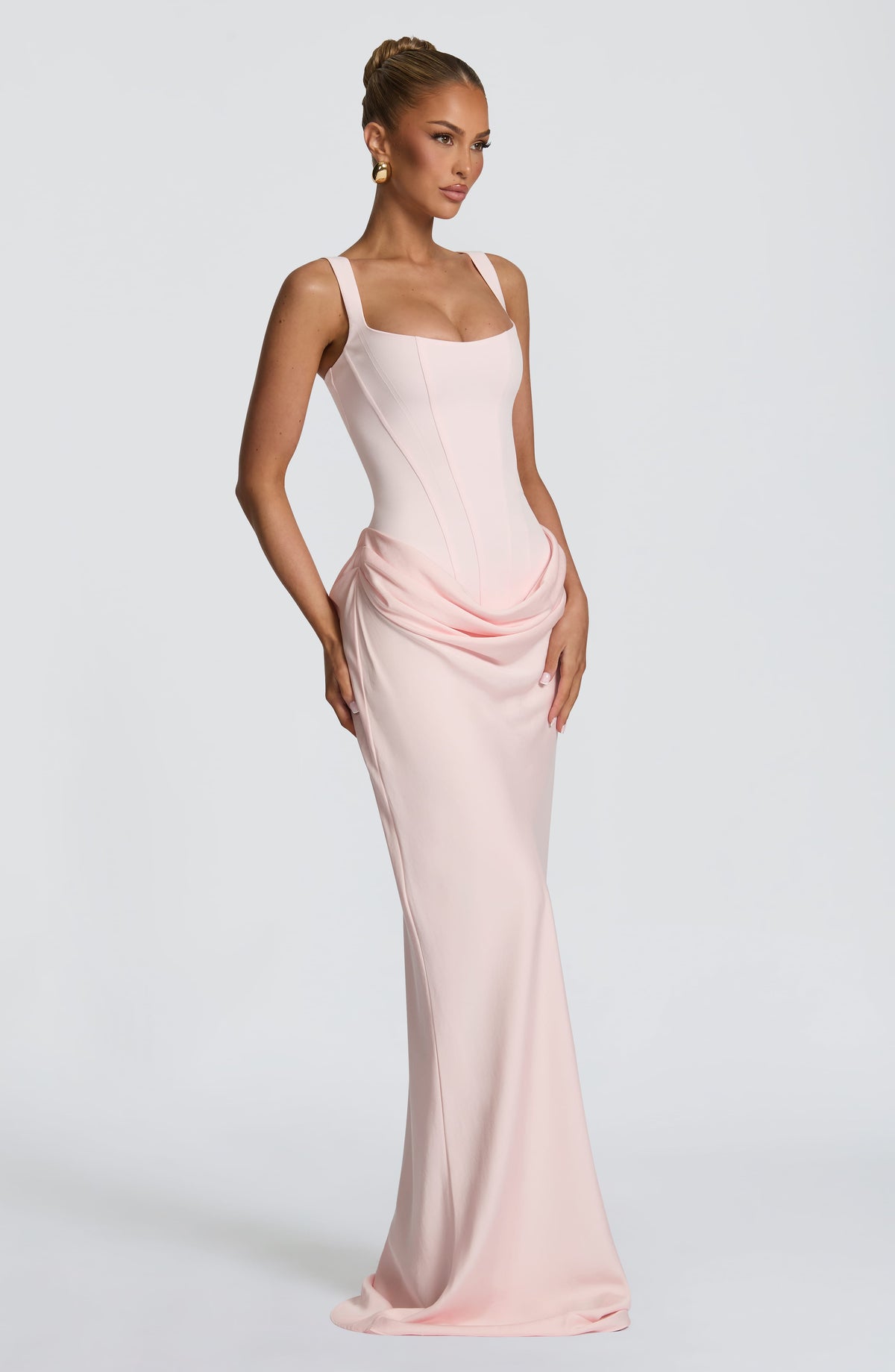 Cornalie Maxi Dress in Blush