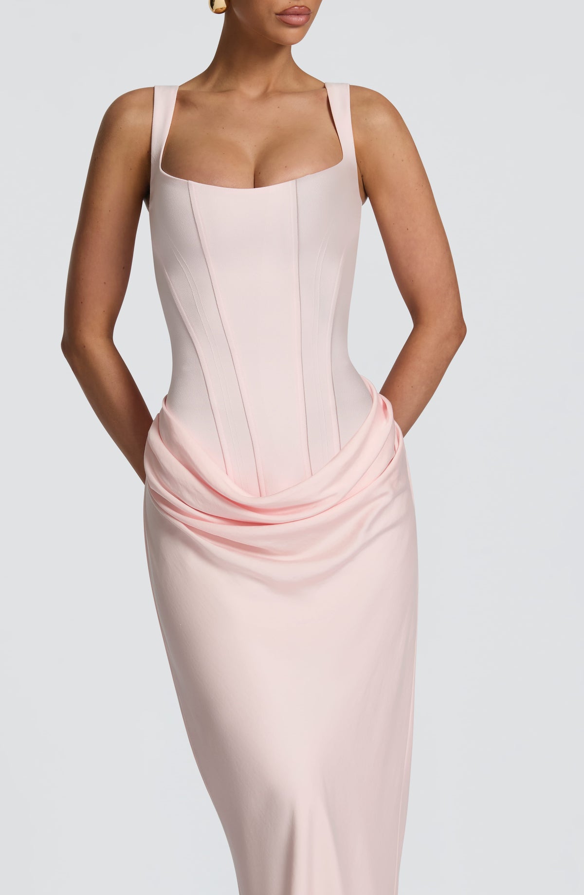 Cornalie Maxi Dress in Blush