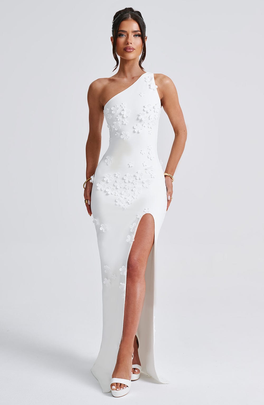 Cynthara Maxi Dress in Ivory