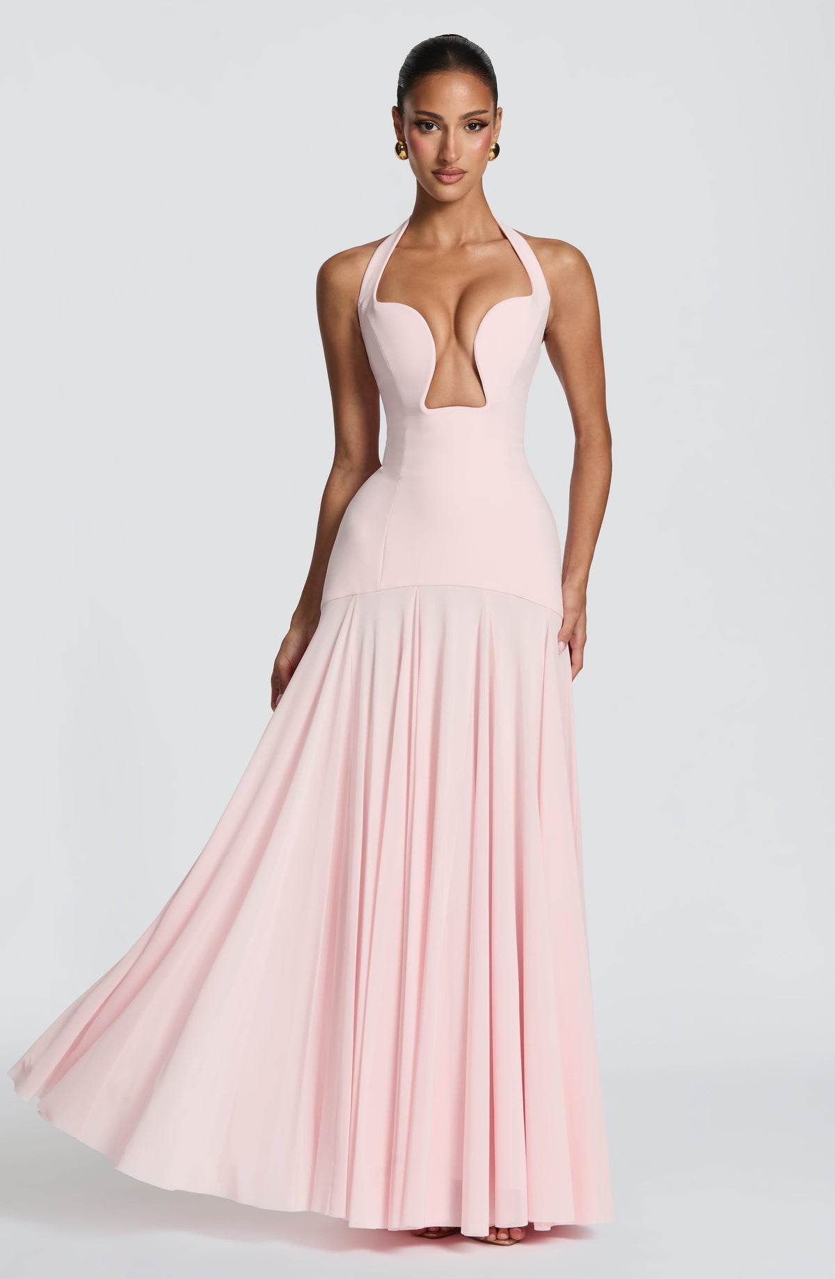 Cyrelle Maxi Dress in Blush