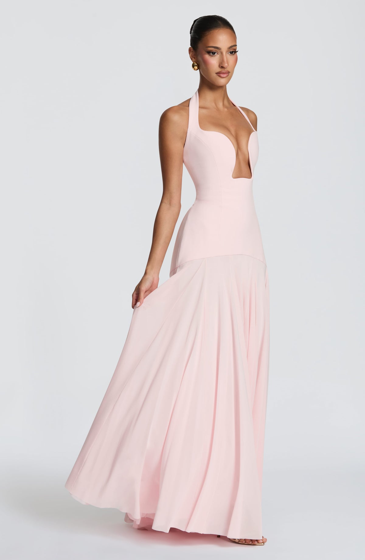 Cyrelle Maxi Dress in Blush