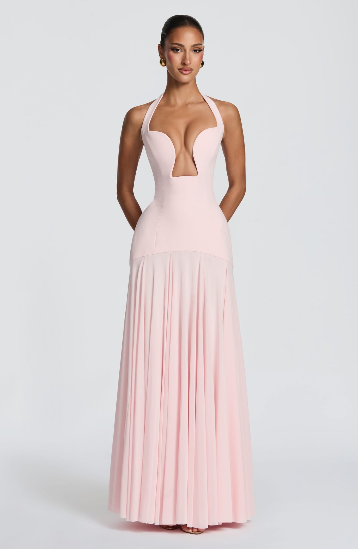 Cyrelle Maxi Dress in Blush