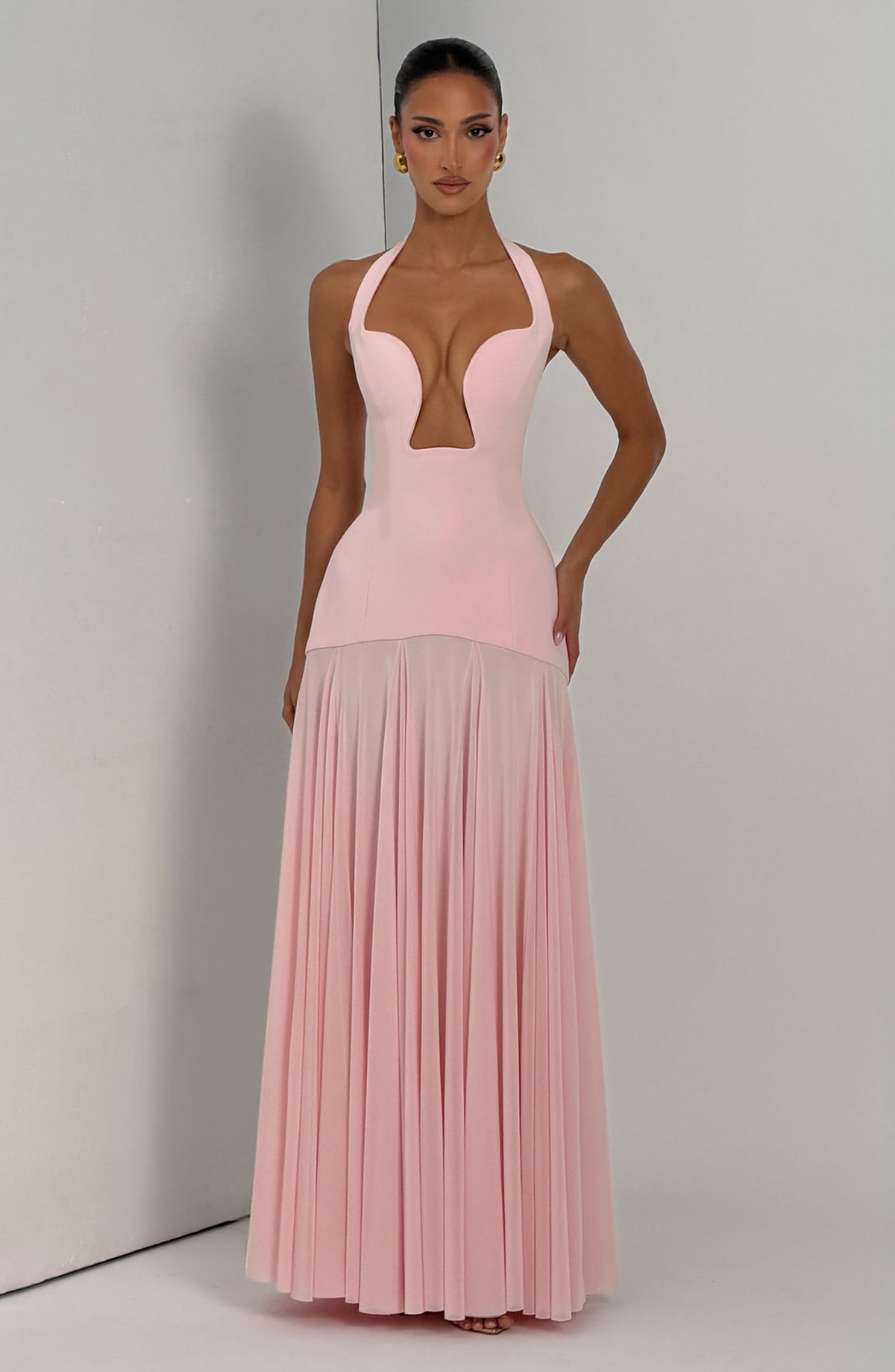 Cyrelle Maxi Dress in Blush