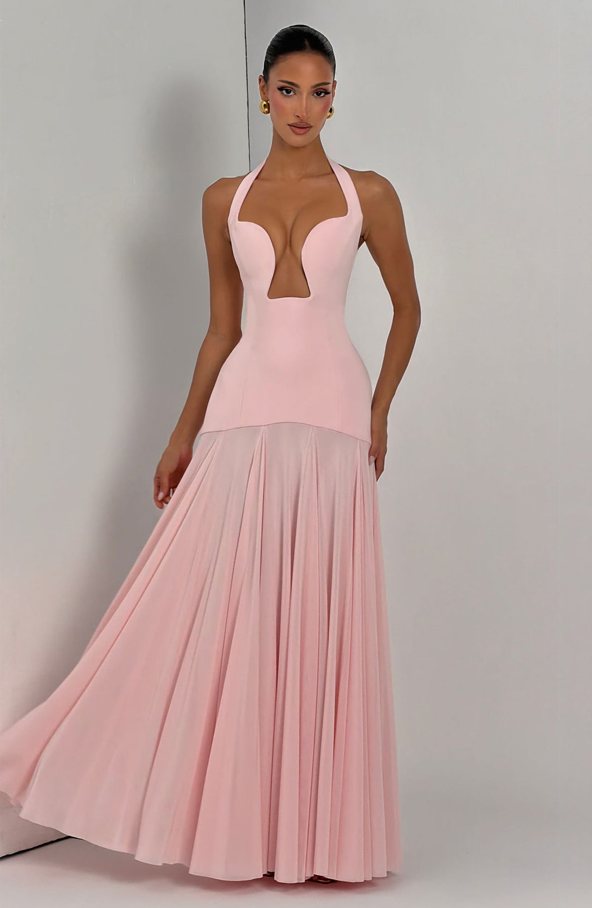 Cyrelle Maxi Dress in Blush