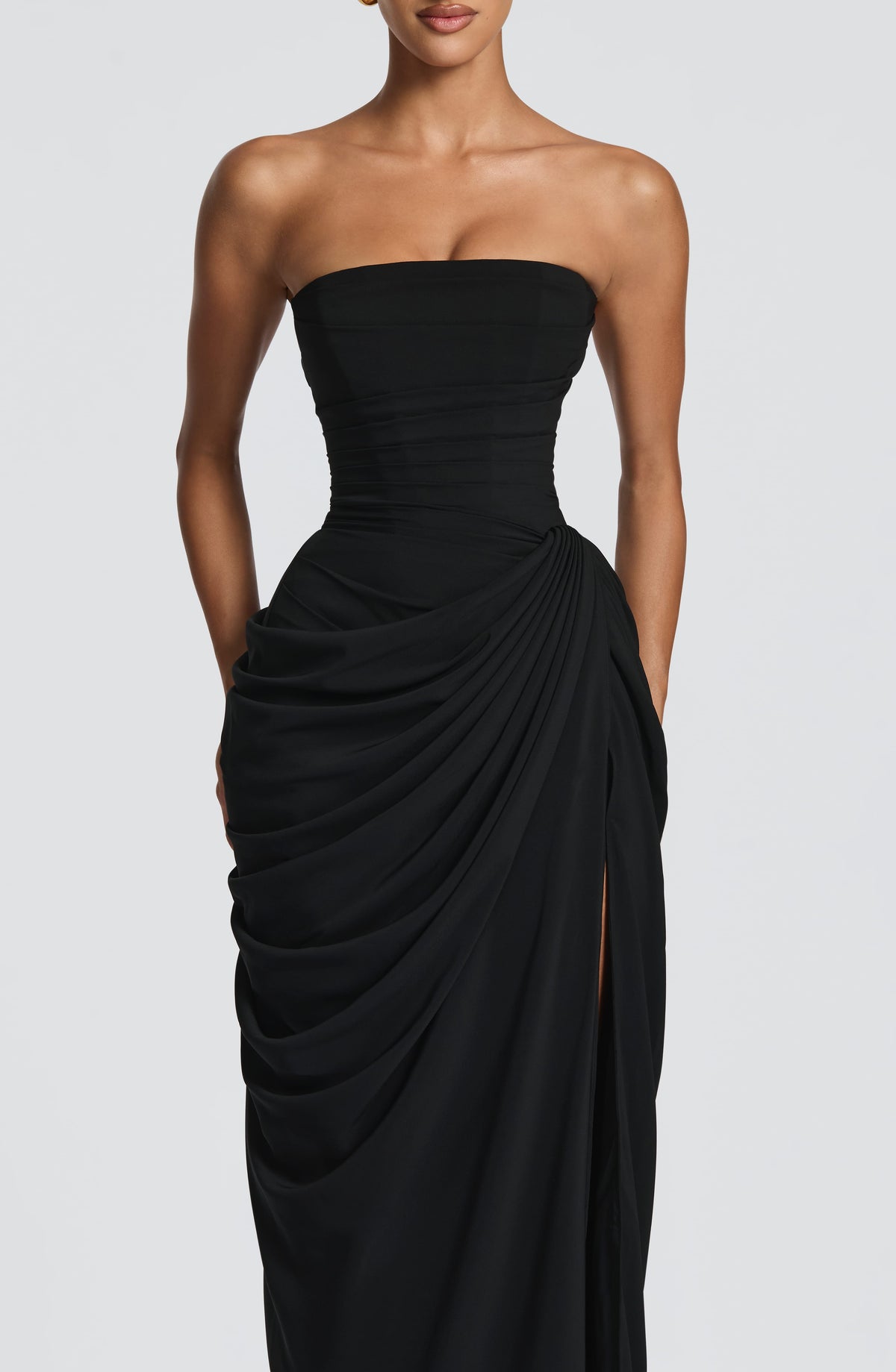 Cyrena Maxi Dress in Black