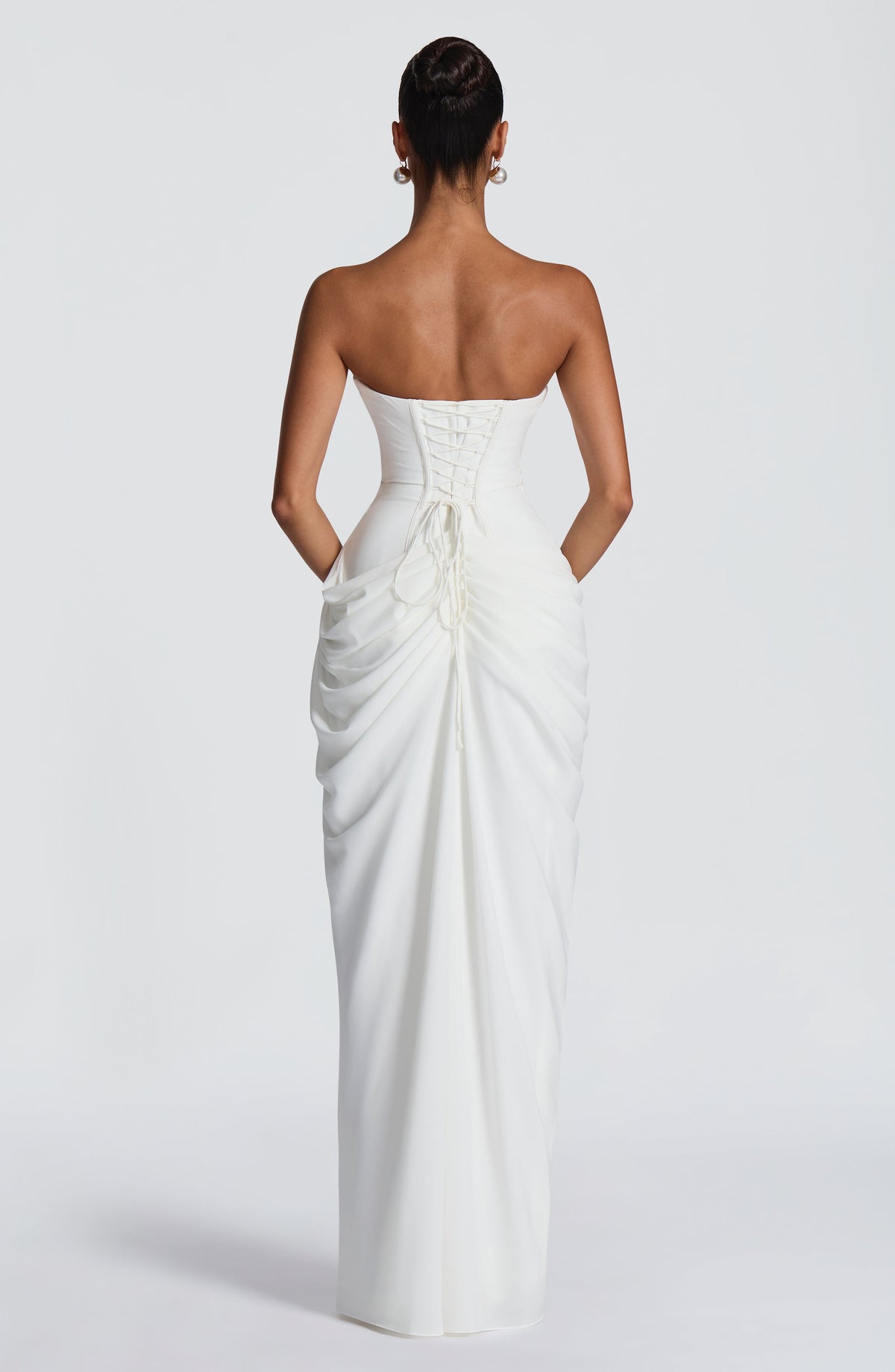 Cyrena Maxi Dress in Ivory