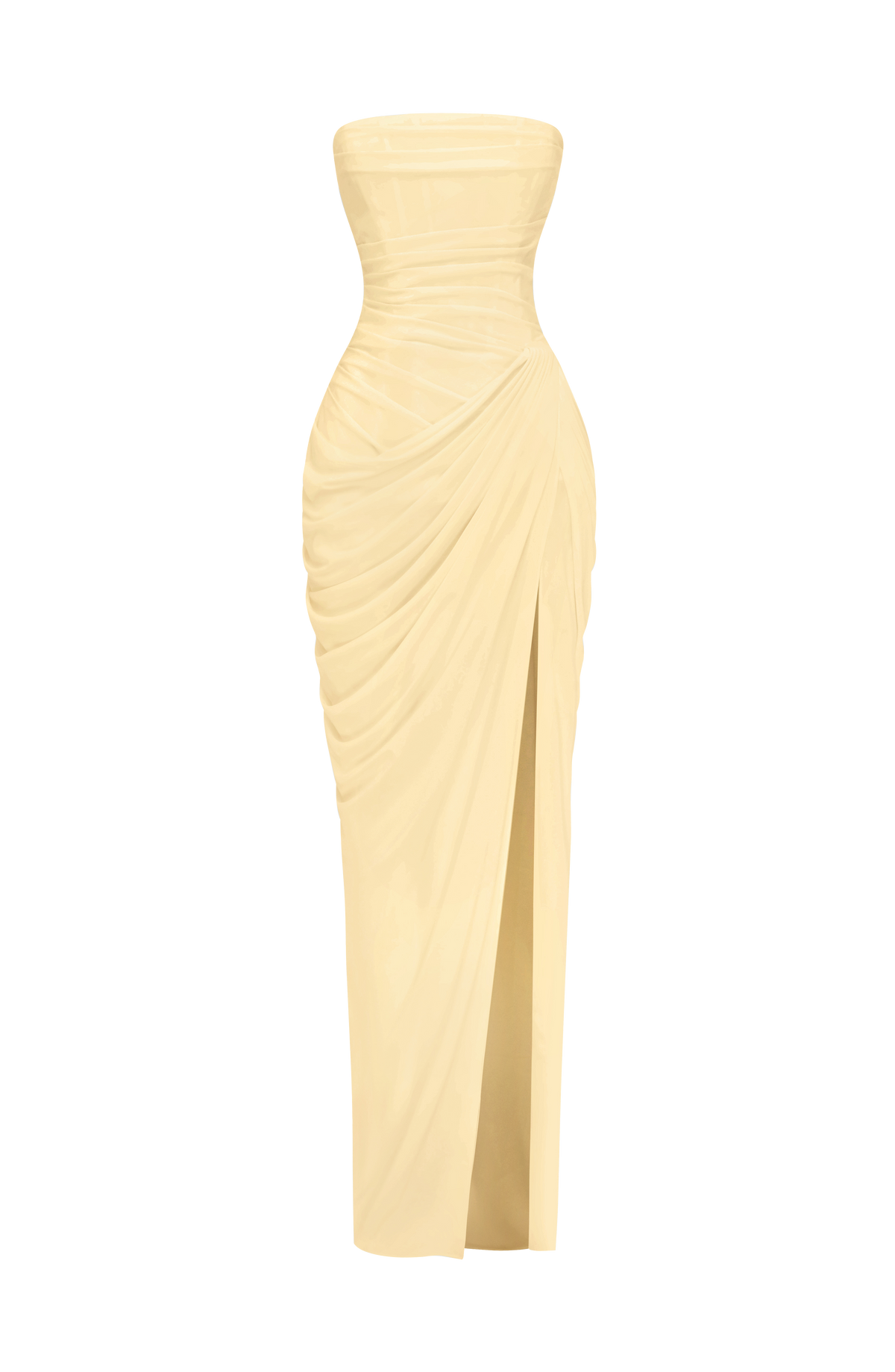 Cyrena Maxi Dress in Lemon