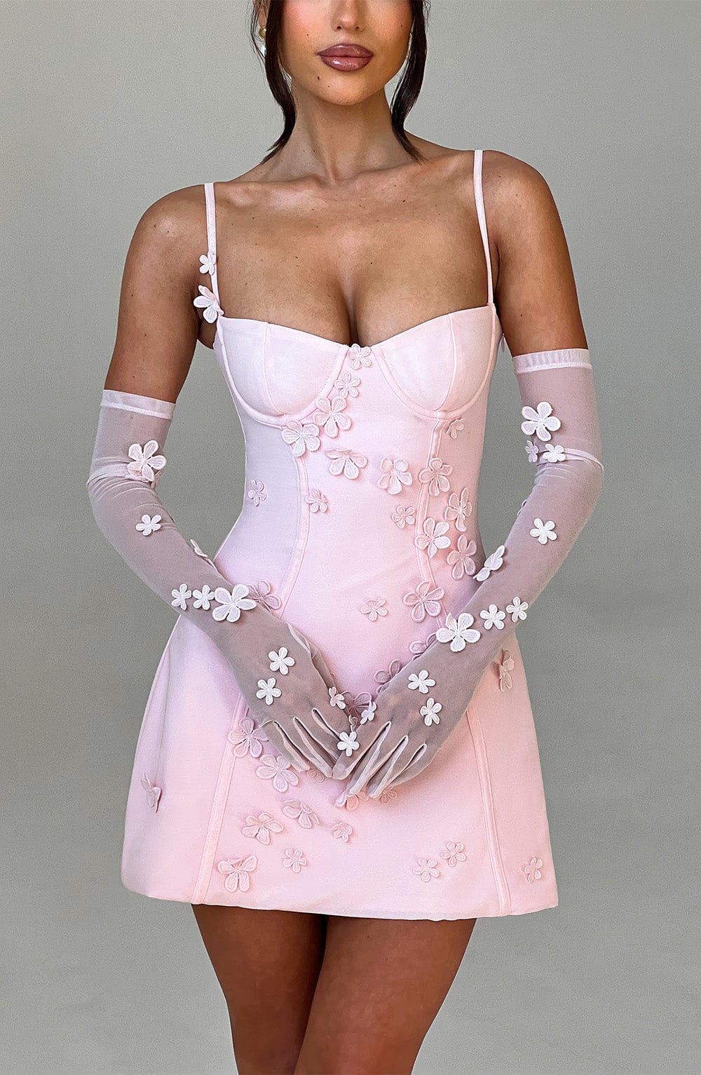 Dalisse Mini Dress in Blush