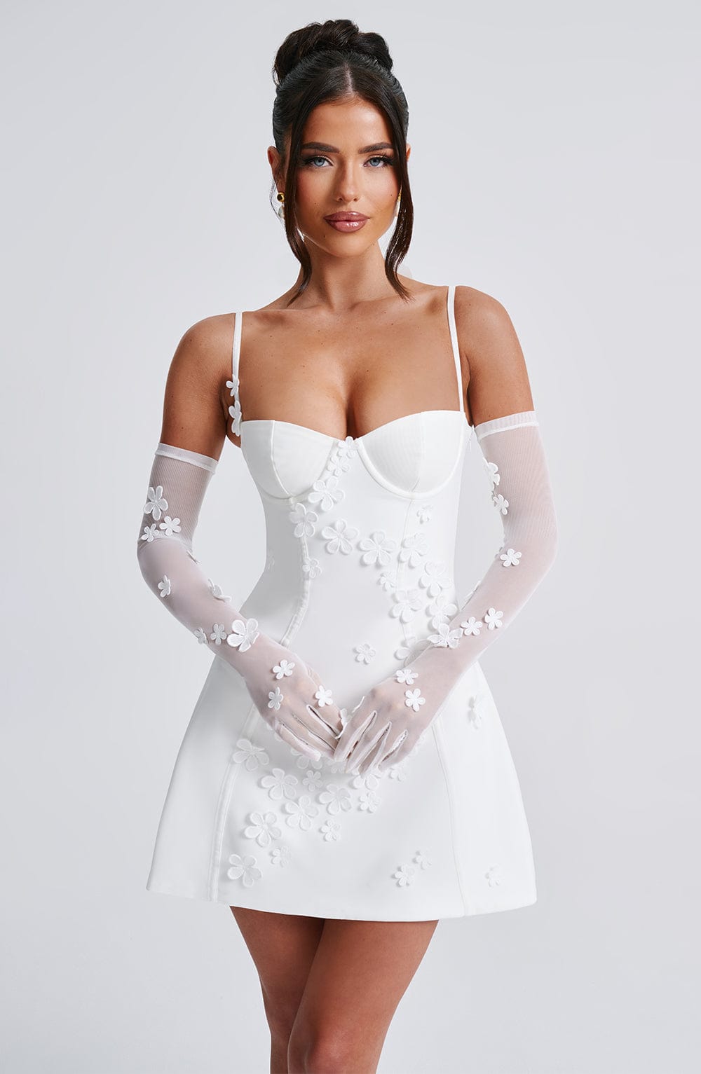 Dalisse Mini Dress in Ivory