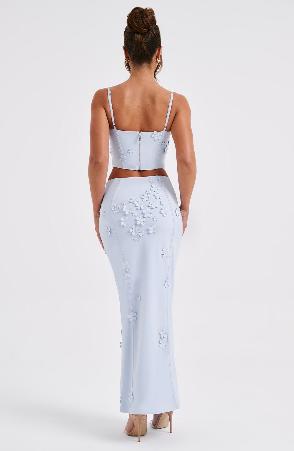 Dalyssa Maxi Skirt in Blue