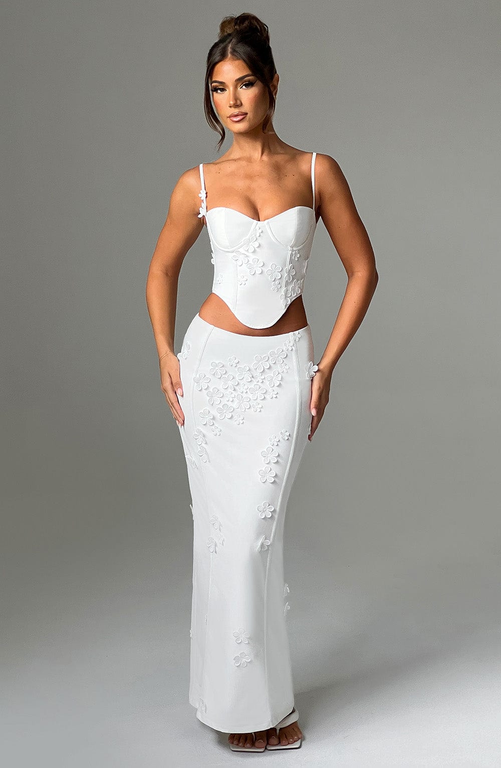 Dalyssa Maxi Skirt in White
