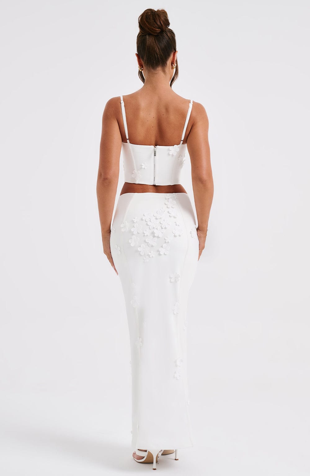 Dalyssa Maxi Skirt in White