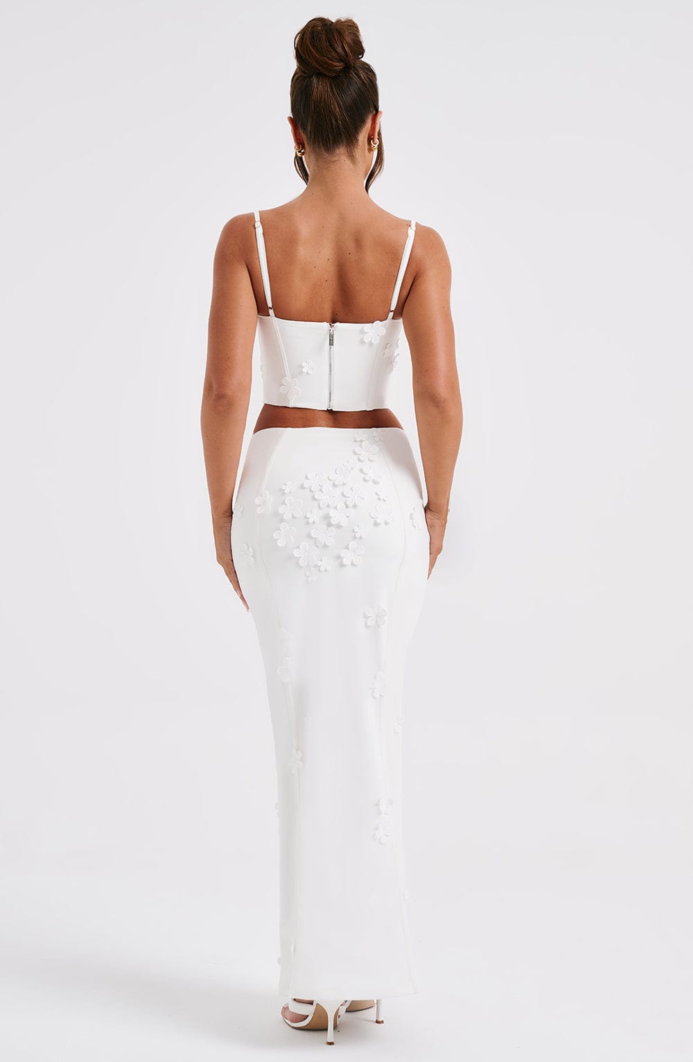 Dalyssa Maxi Skirt in White