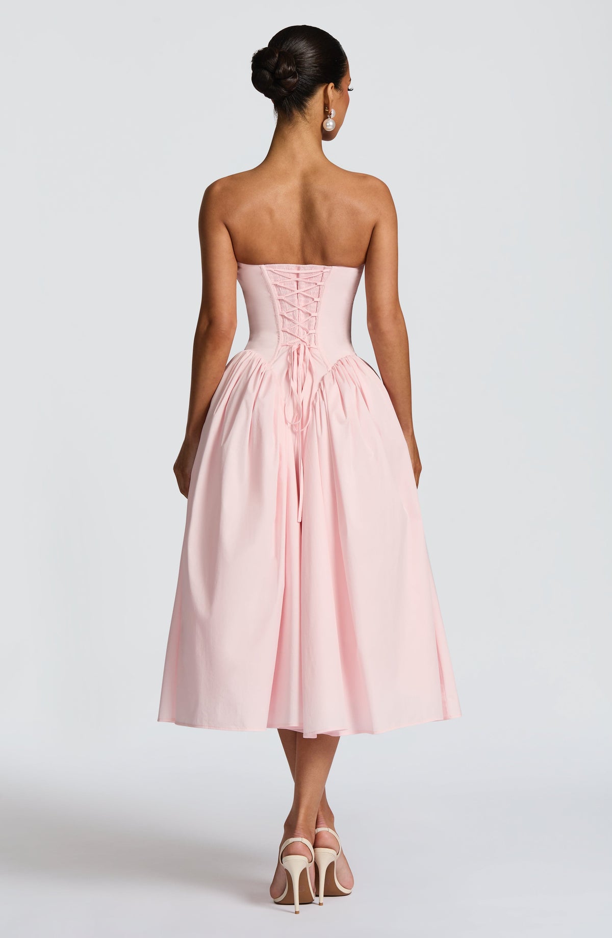 Darlena Midi Dress in Blush