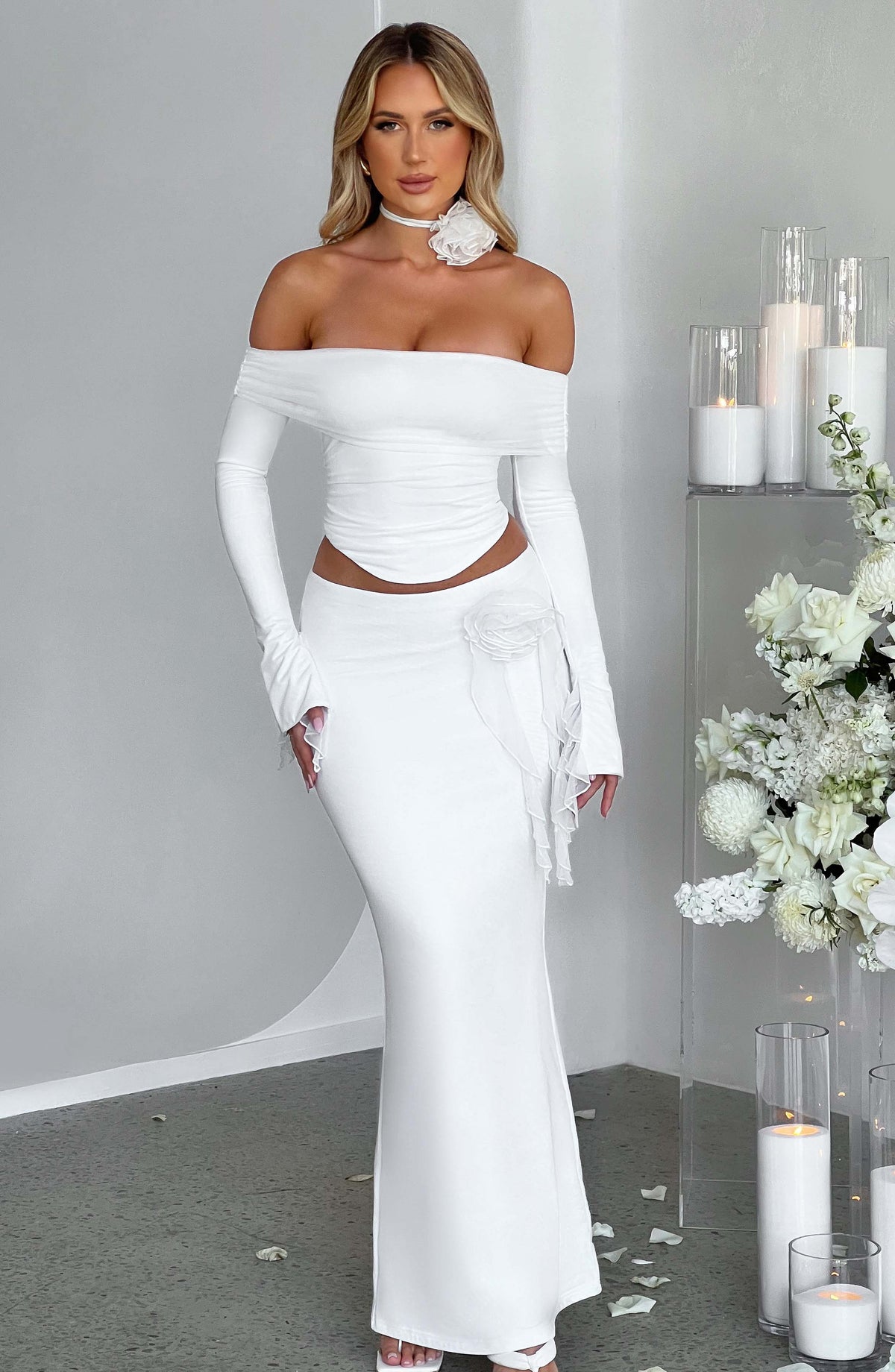 Deemira Top in Ivory