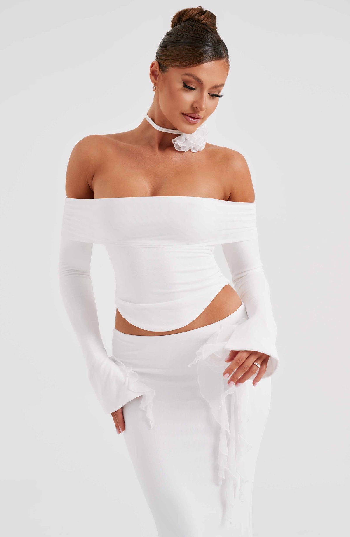 Deemira Top in Ivory