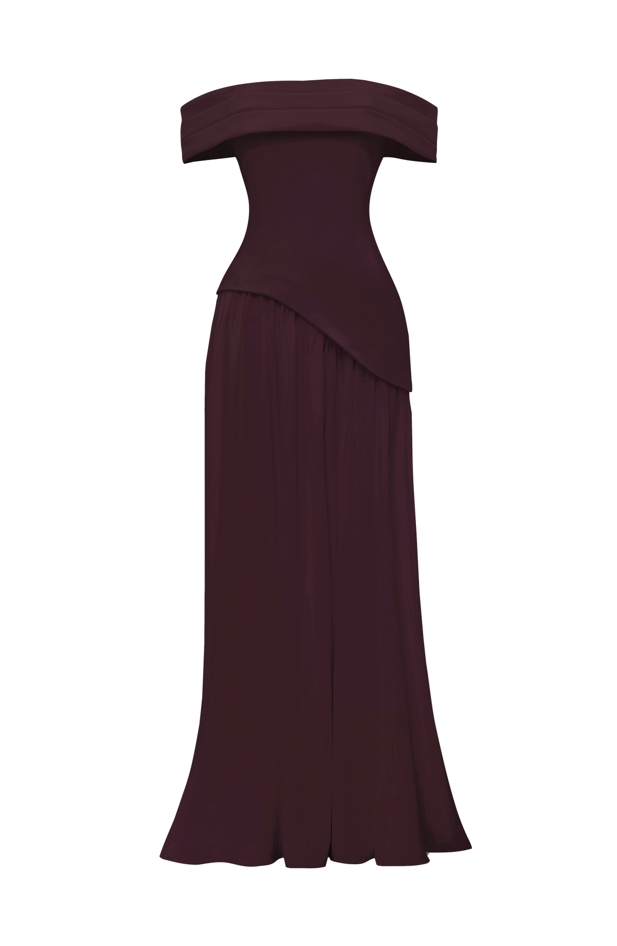 Delisha Maxi Dress in Plum