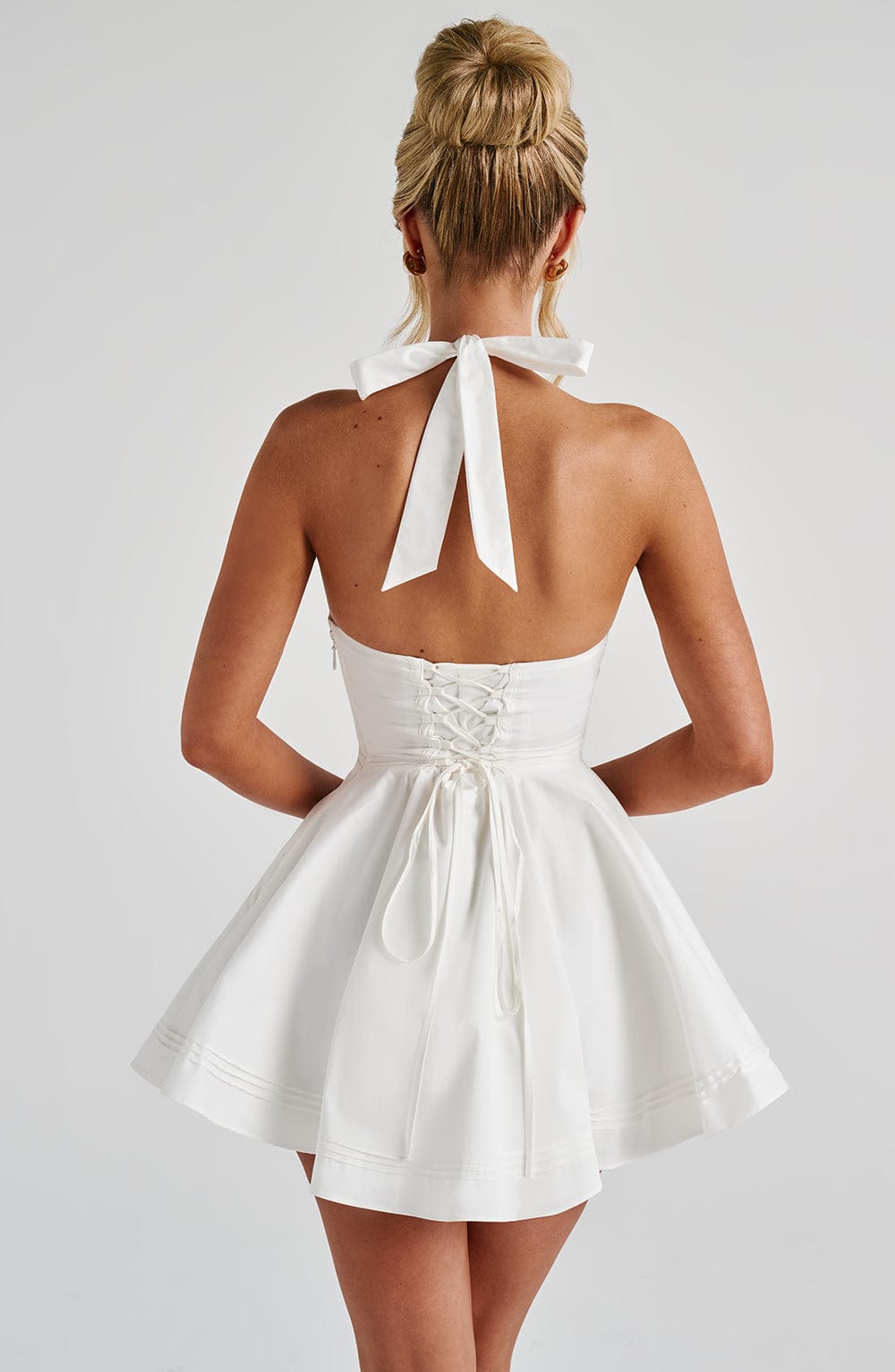 Doriane Mini Dress in Ivory