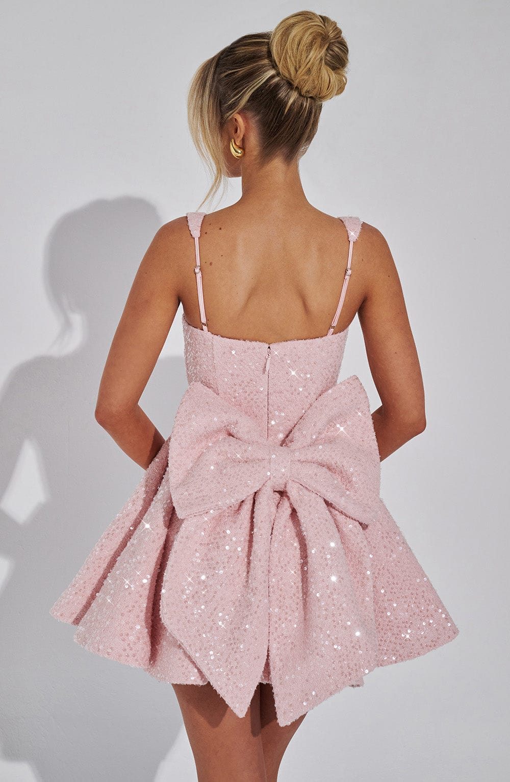 Dorothea Mini Dress in Blush