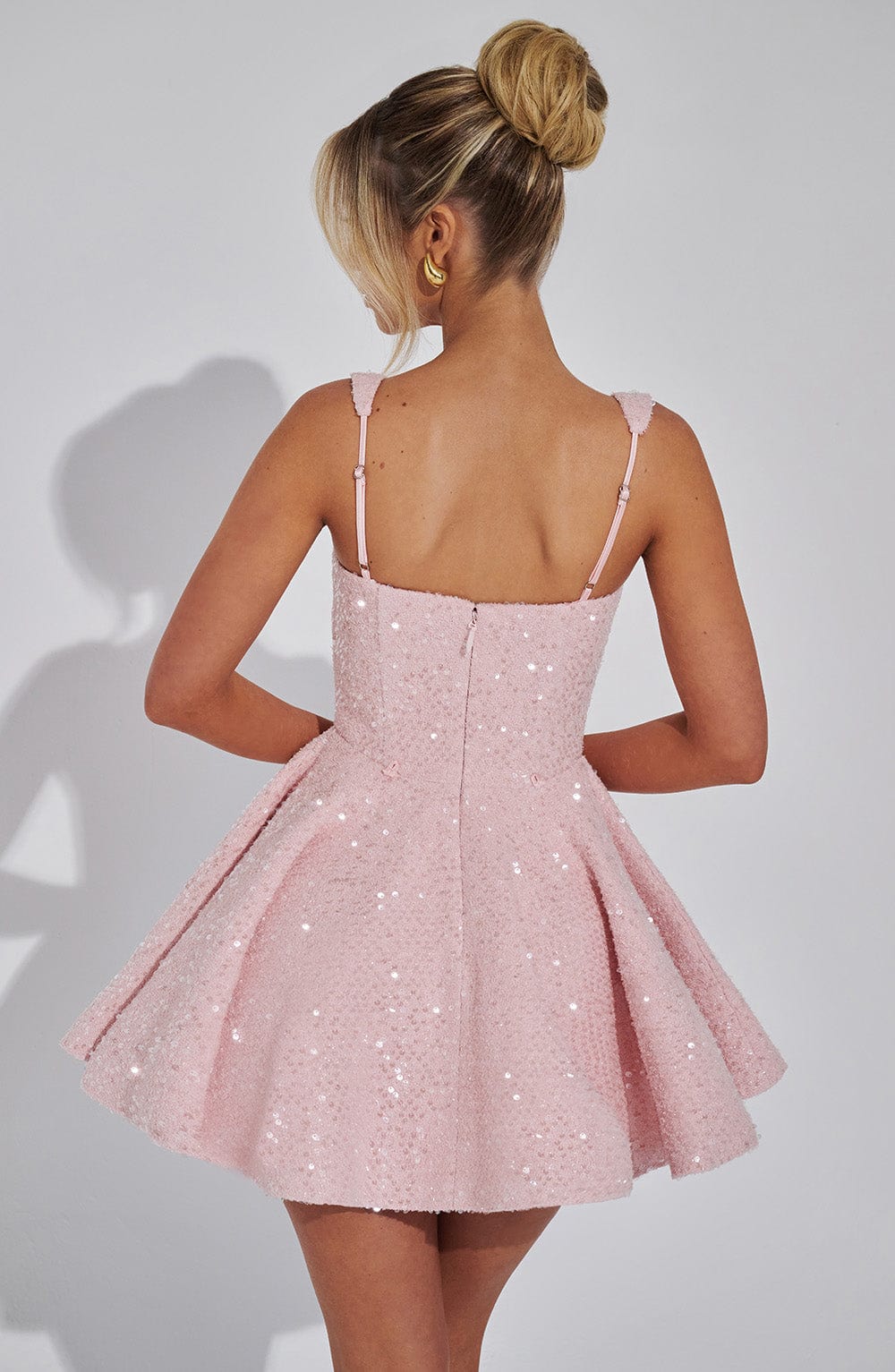 Dorothea Mini Dress in Blush