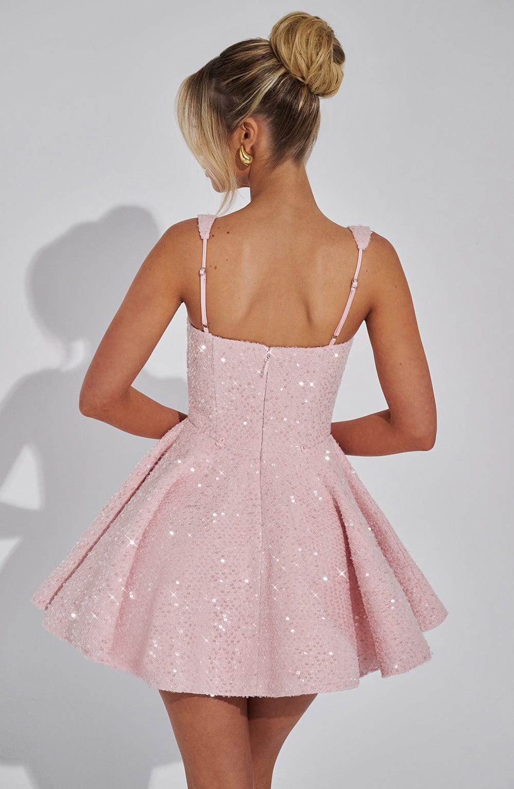 Dorothea Mini Dress in Blush