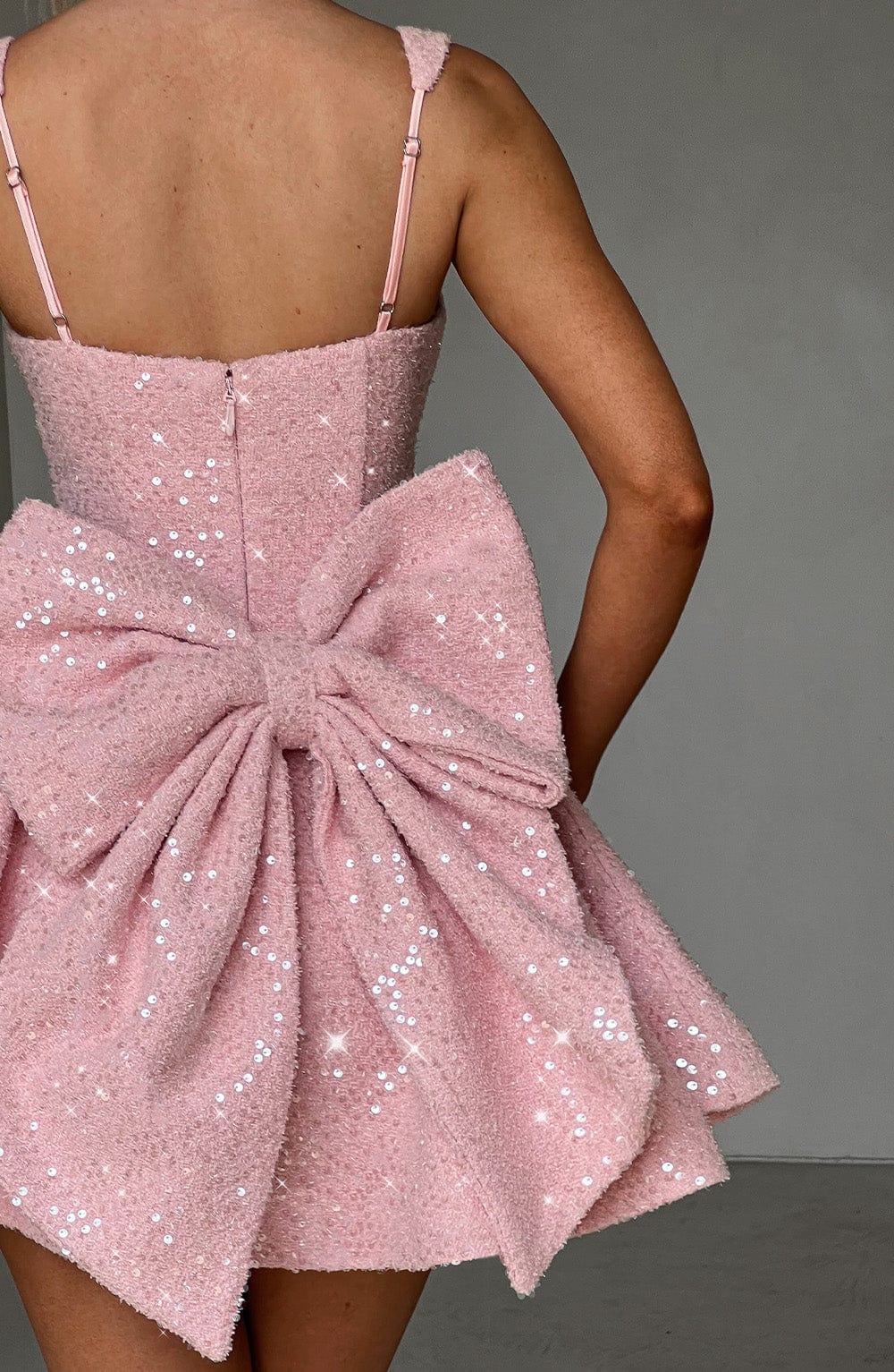 Dorothea Mini Dress in Blush