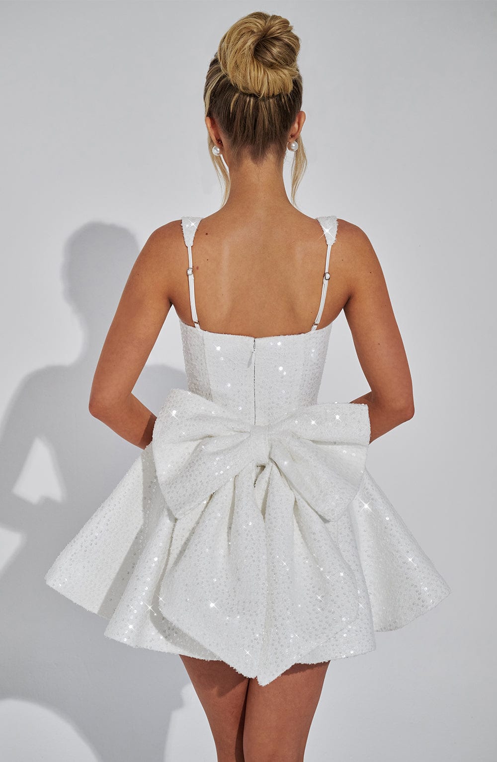 Dorothea Mini Dress in Ivory