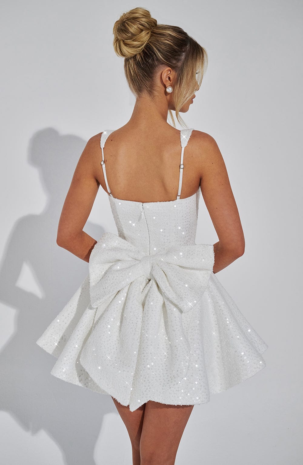 Dorothea Mini Dress in Ivory