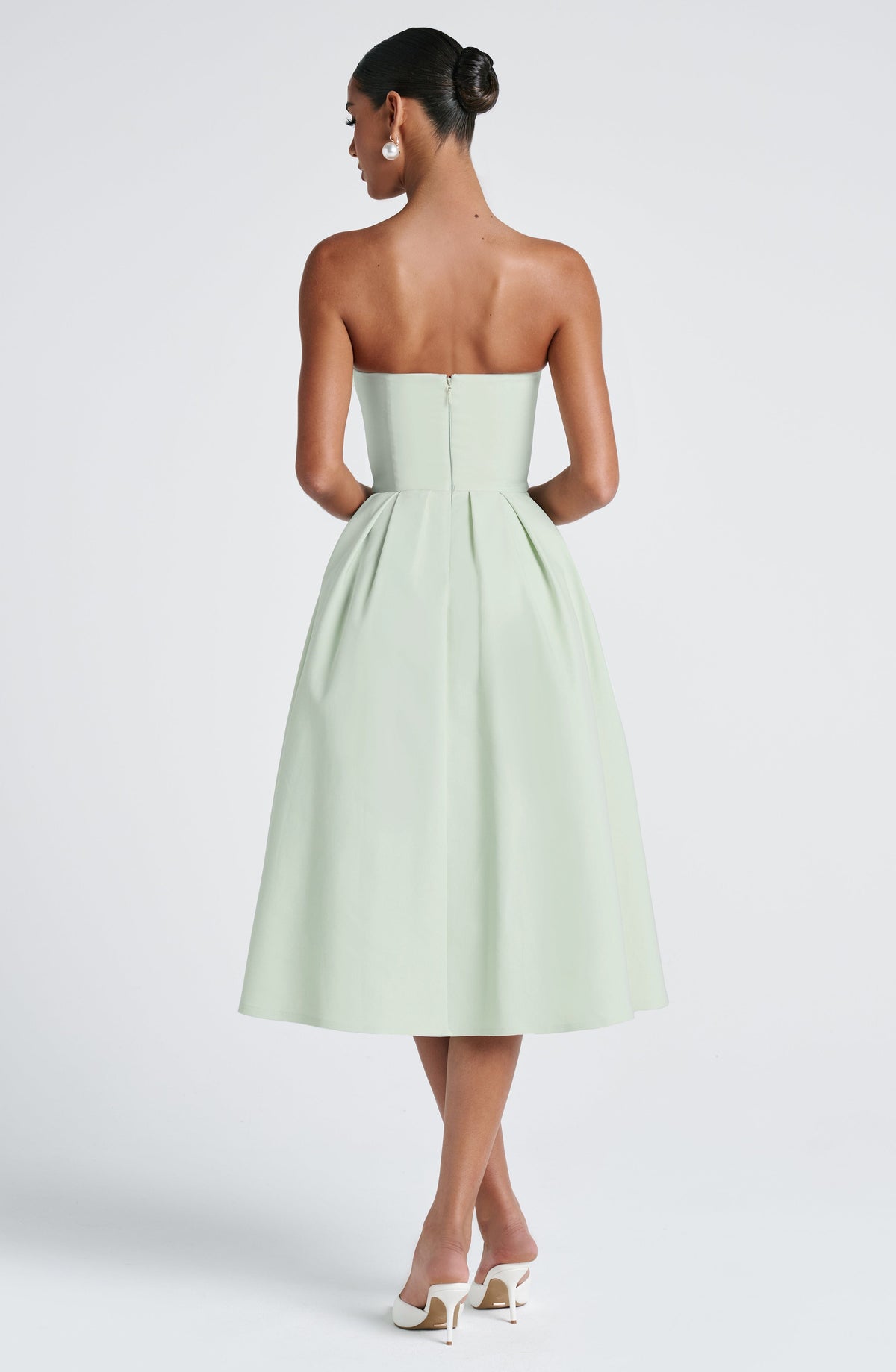Editha Midi Dress in Mint
