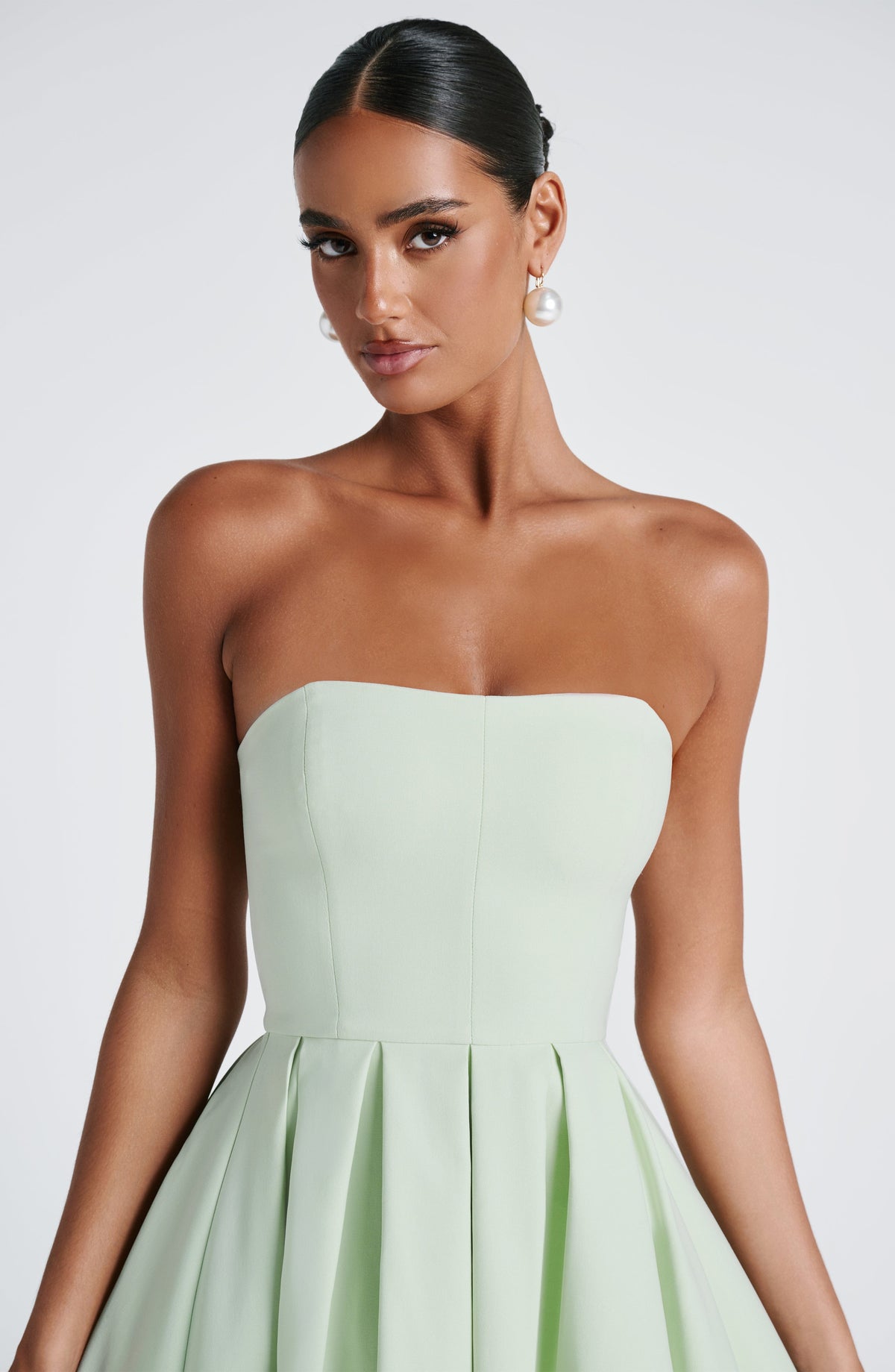 Editha Midi Dress in Mint
