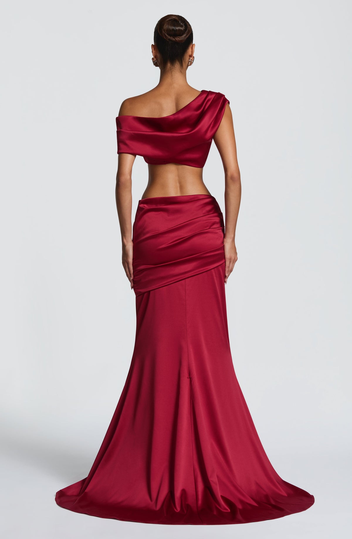 Edwyna Top in Burgundy